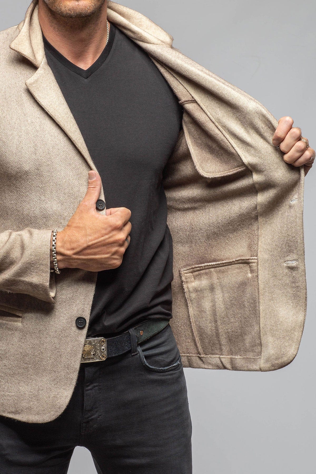 Airbloom Attitude Sport Coat In Taupe - Image 7