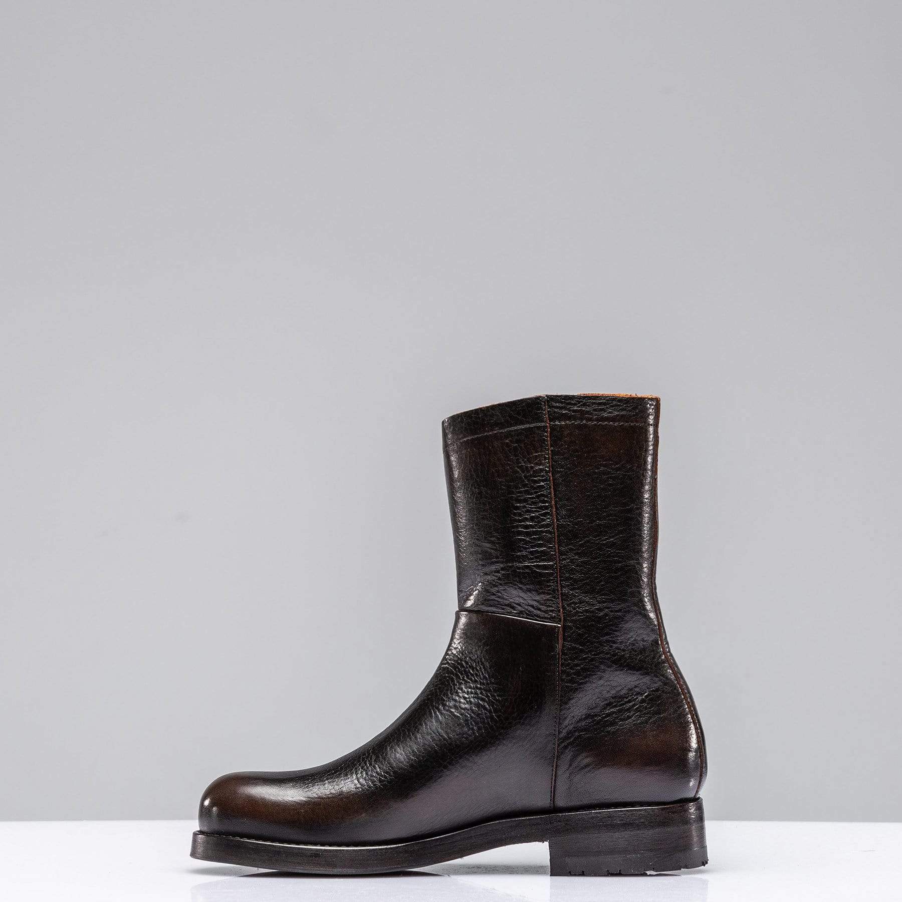 Zoe Moto Boot In Antique Black - Image 4