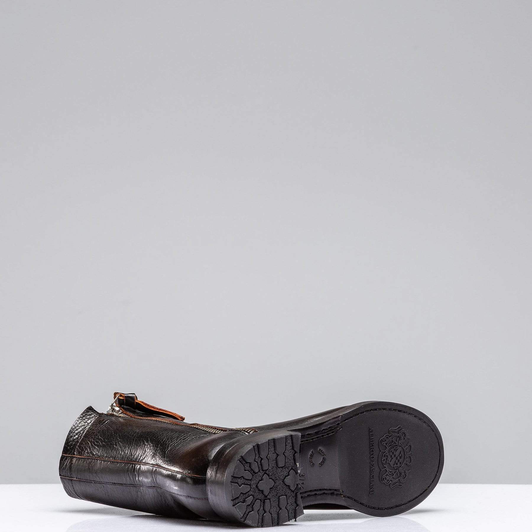 Zoe Moto Boot In Antique Black - Image 6