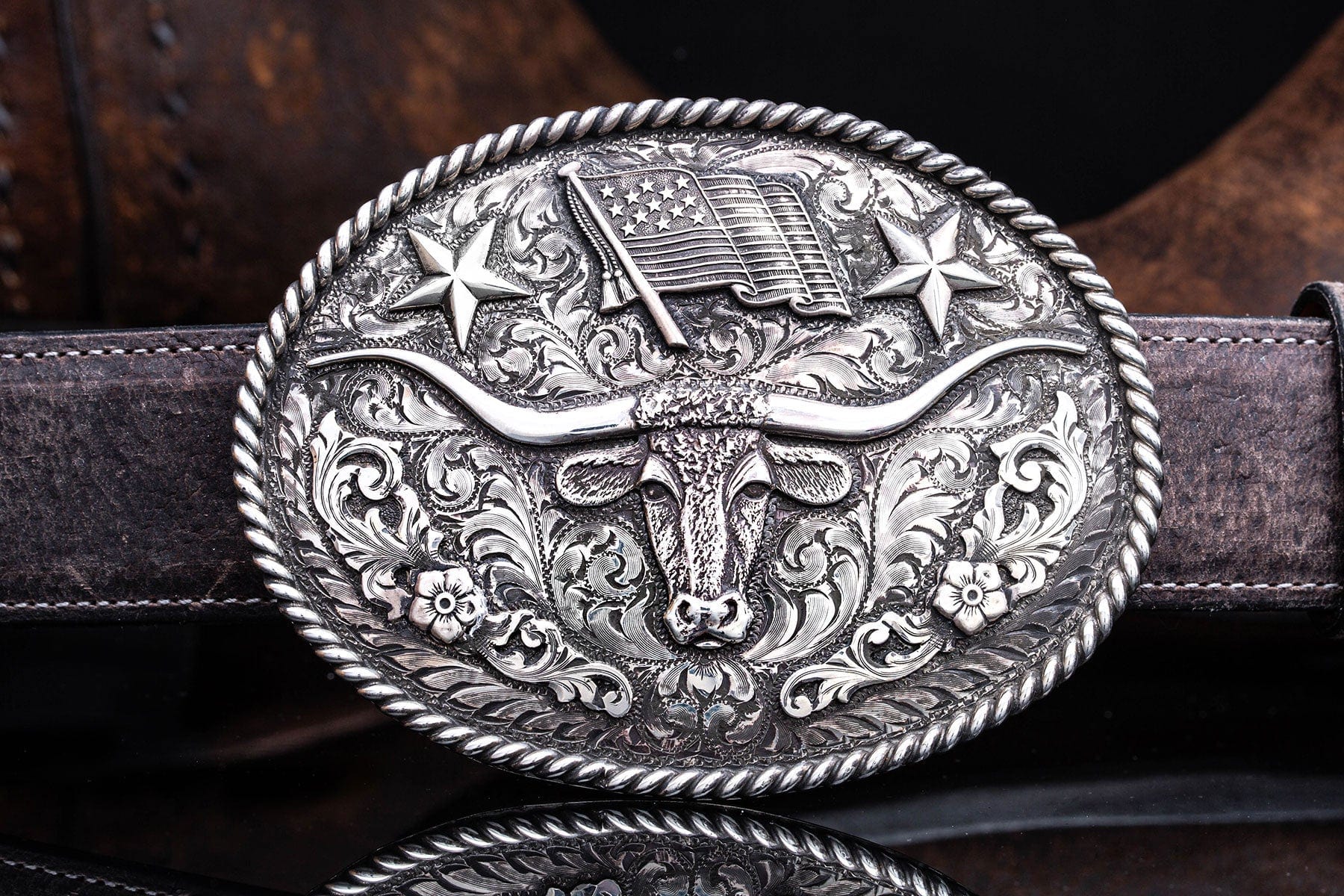 American Rodeo Trophy Buckle
