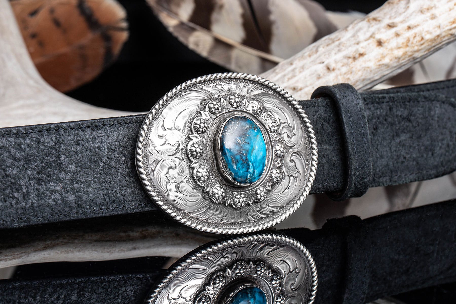 AQR50 Turquoise Trophy Buckle - Image 2