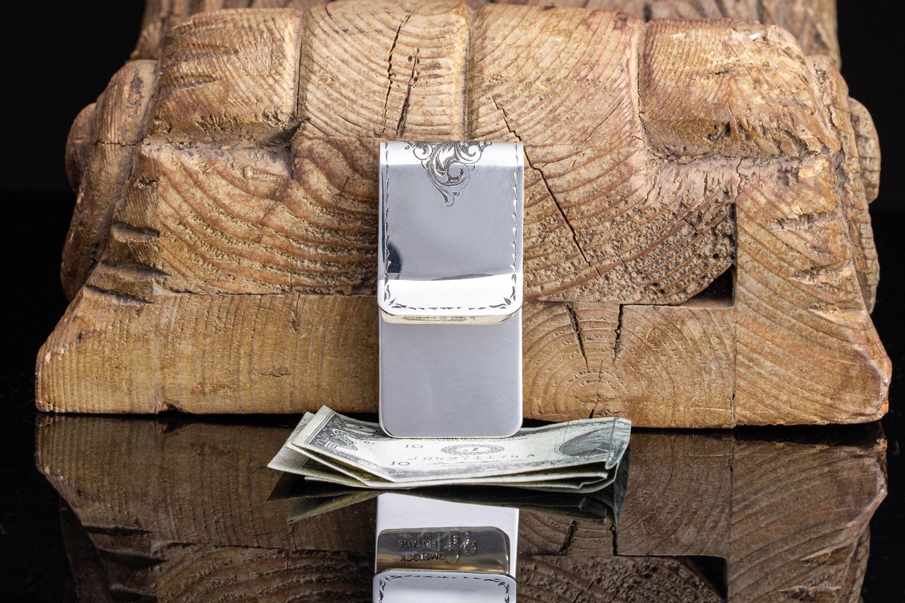 Austin Quail Sterling Silver Money Clip - Image 2