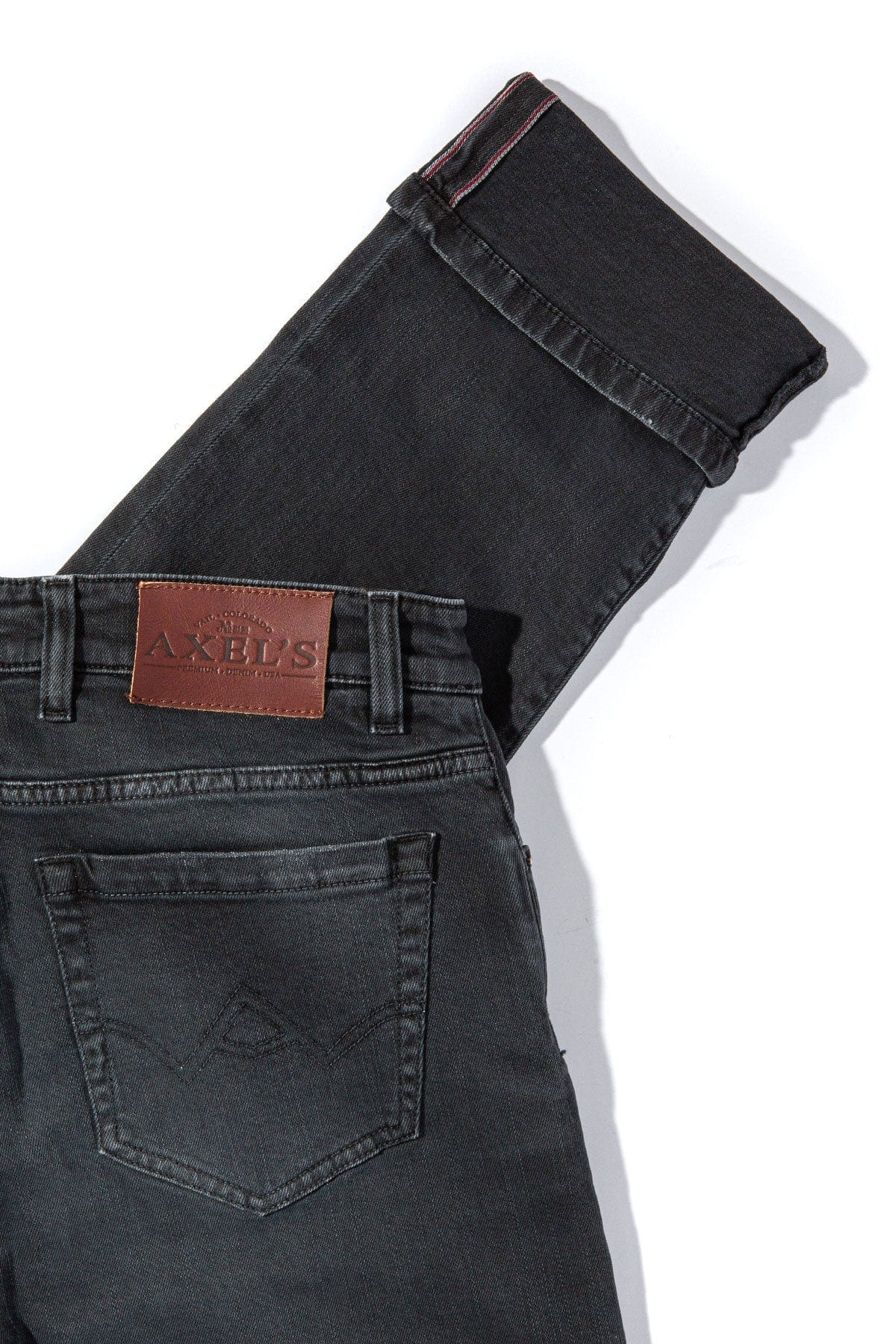 Tucson Selvedge Denim In Anthracite - Image 4