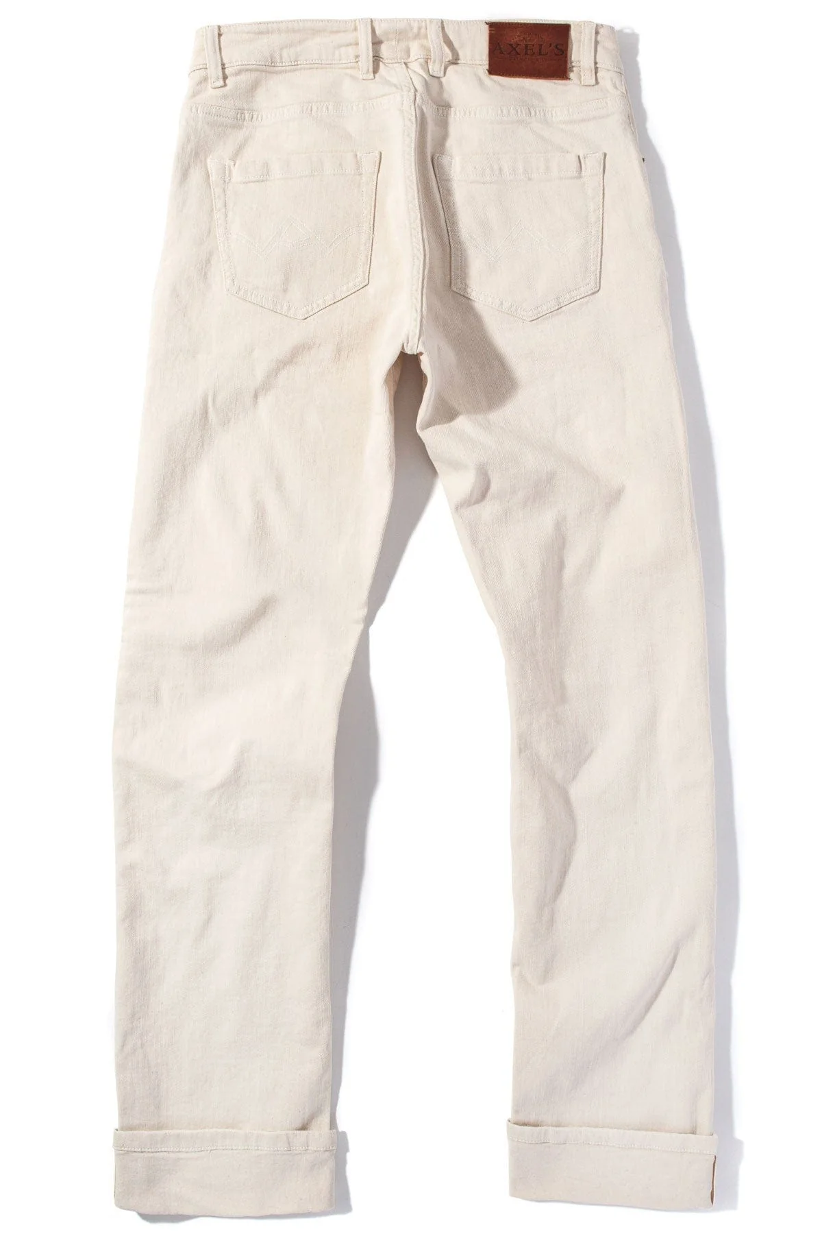 Tucson Selvedge Denim In Off White - Image 5