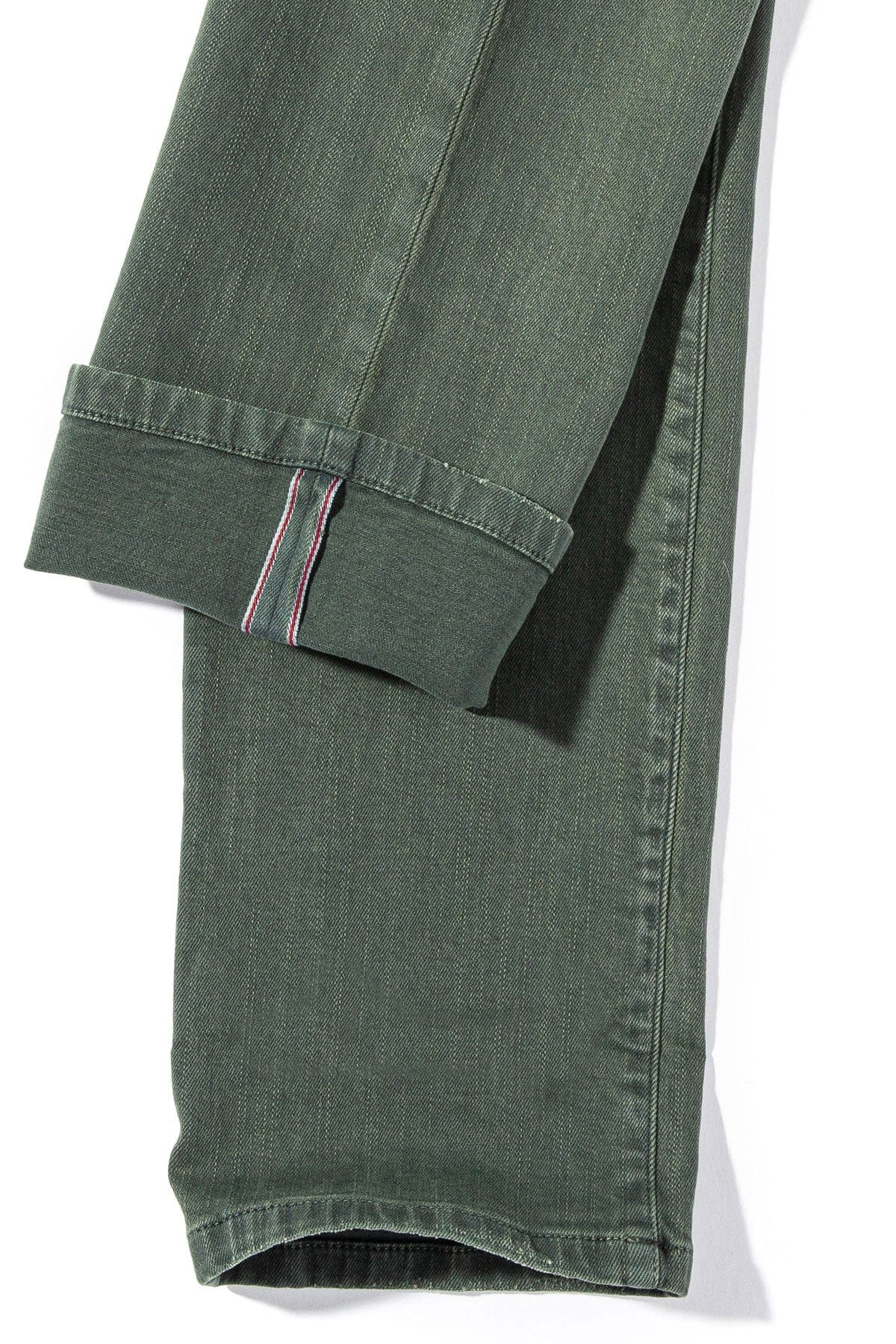 Tucson Selvedge Denim In Verde Loden - Image 3