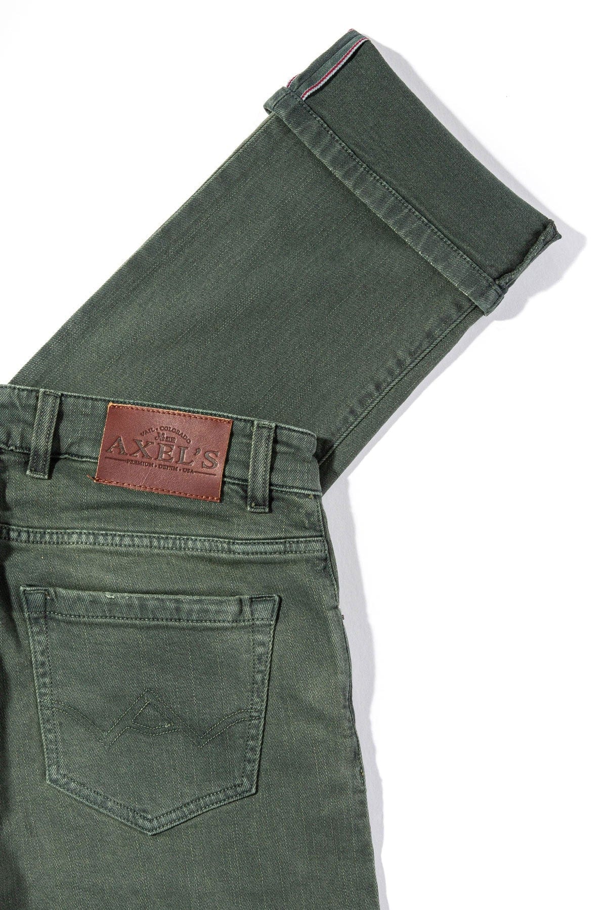 Tucson Selvedge Denim In Verde Loden - Image 4