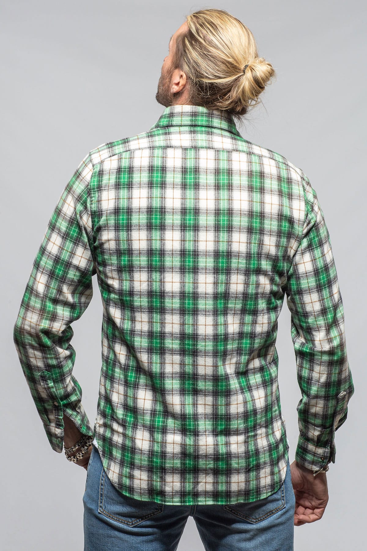 Belfort Brushed Cotton Snap Shirt - Image 4