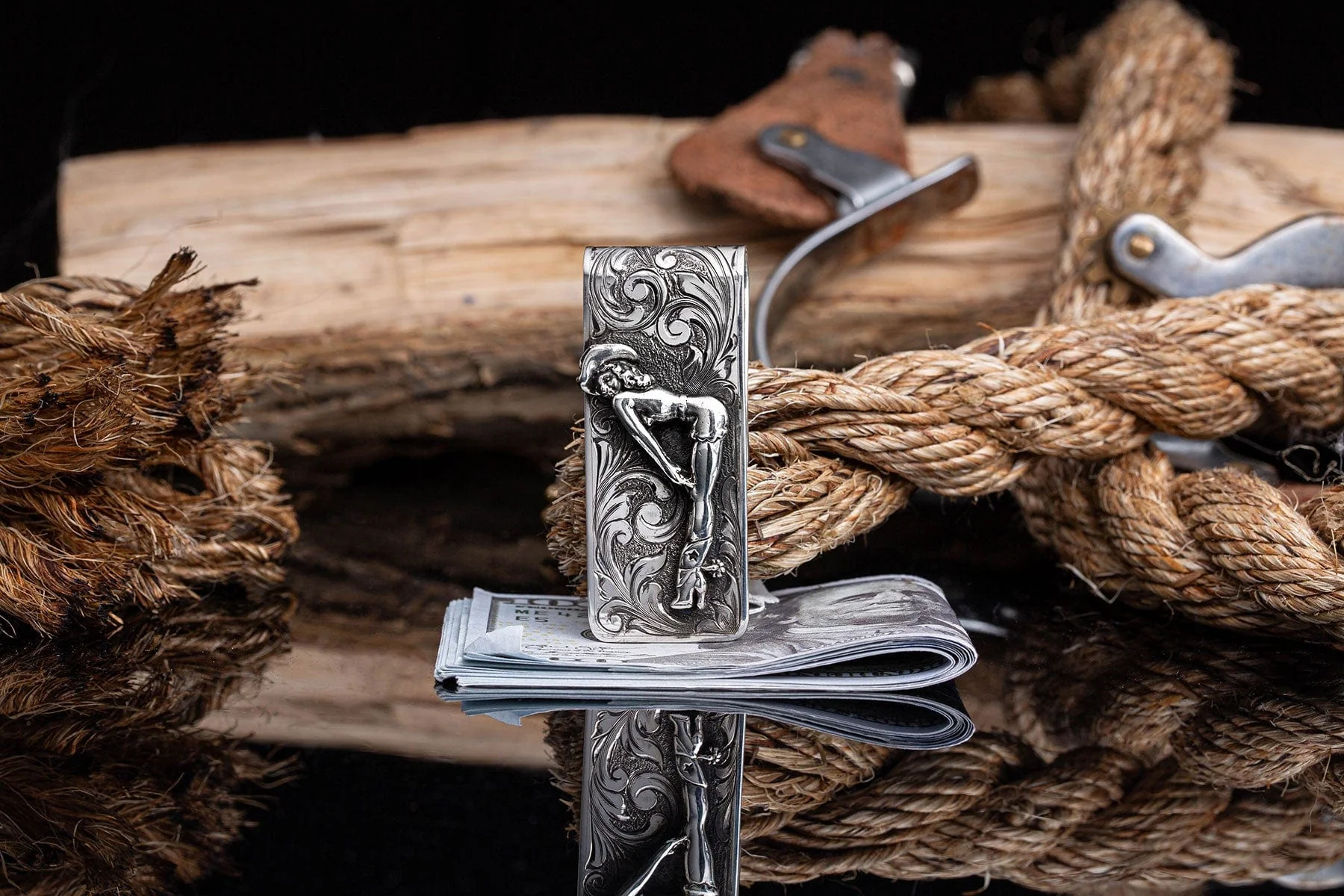 Belle Rodeo Gal Money Clip