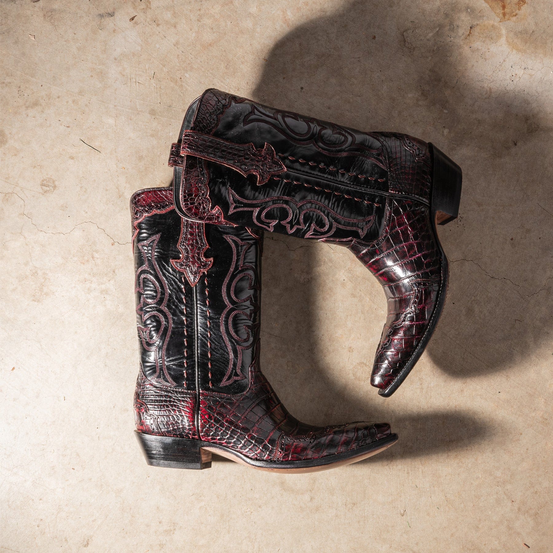 Black Cherry Majestic Boots - Image 7