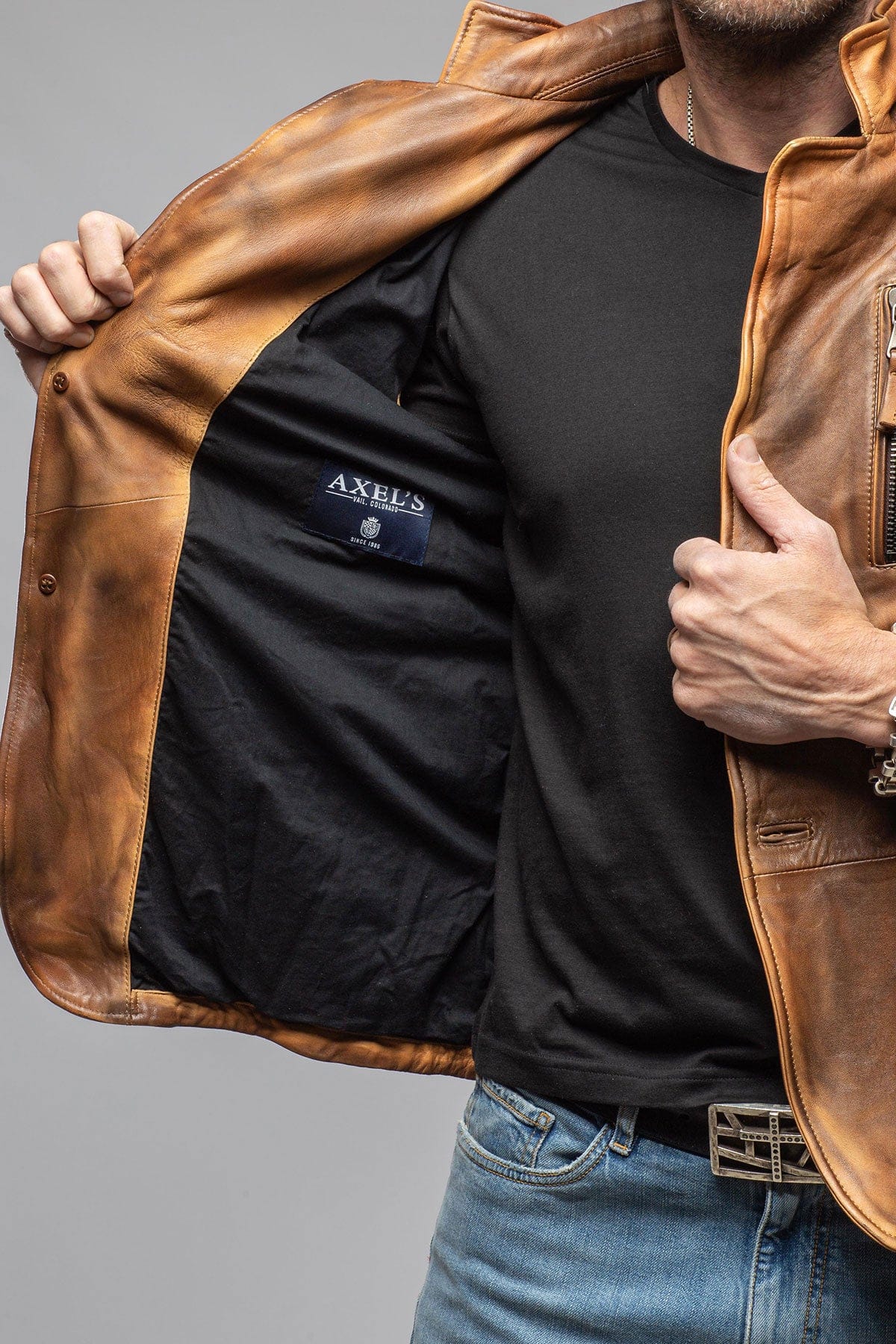 Bowie Leather Blazer - Image 8