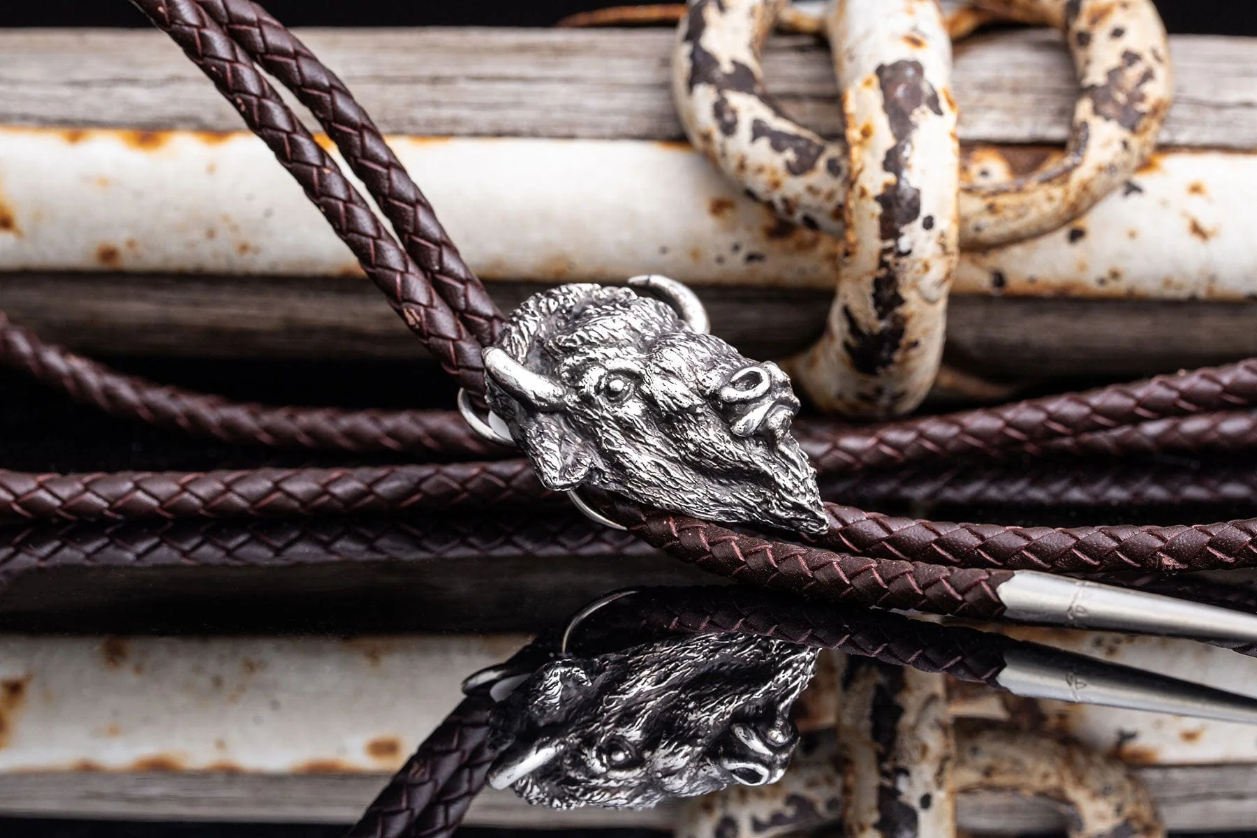 Buffalo Bolo Tie - Image 2