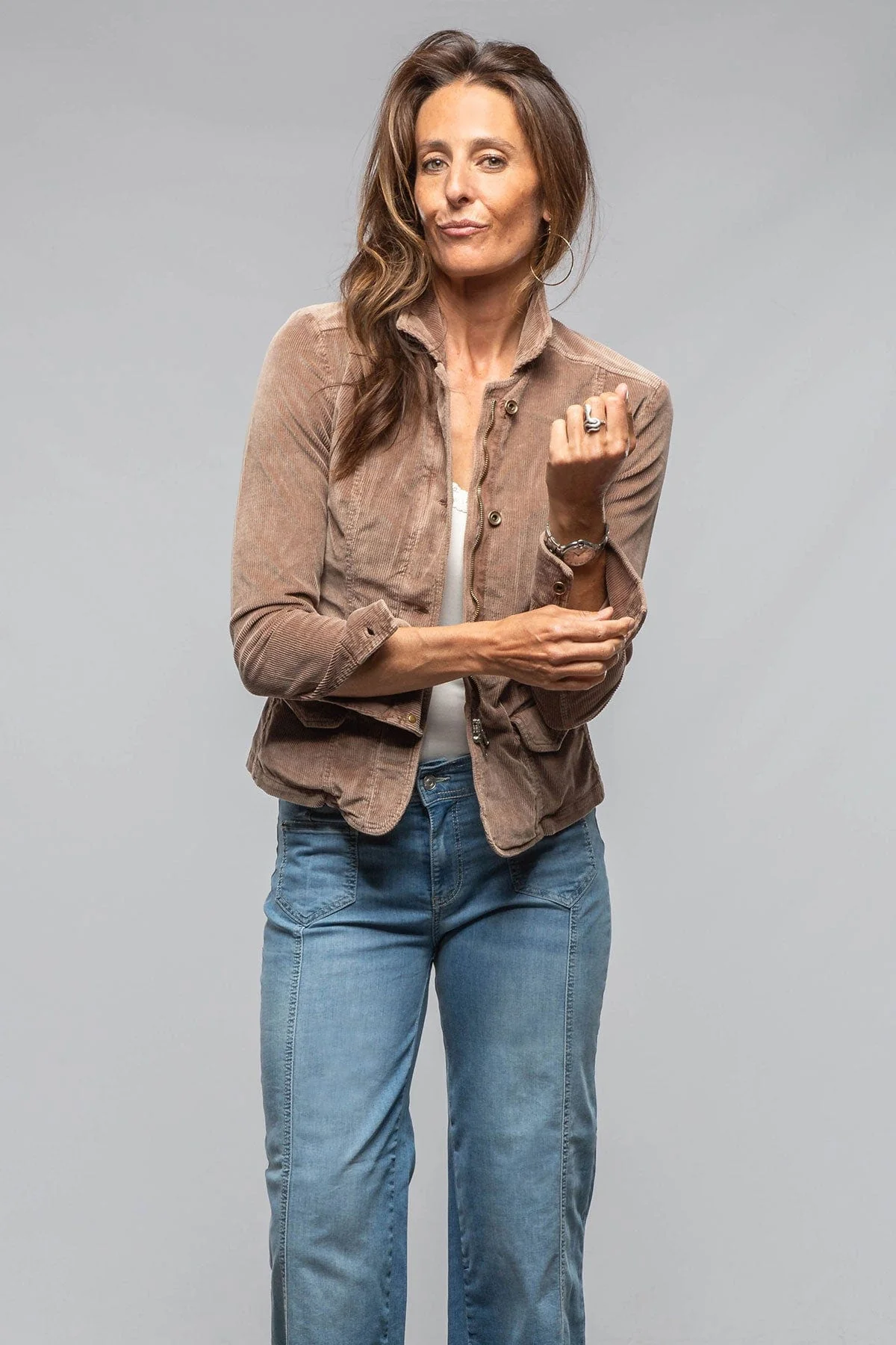 Butte Corduroy Jacket In Dusty Rose