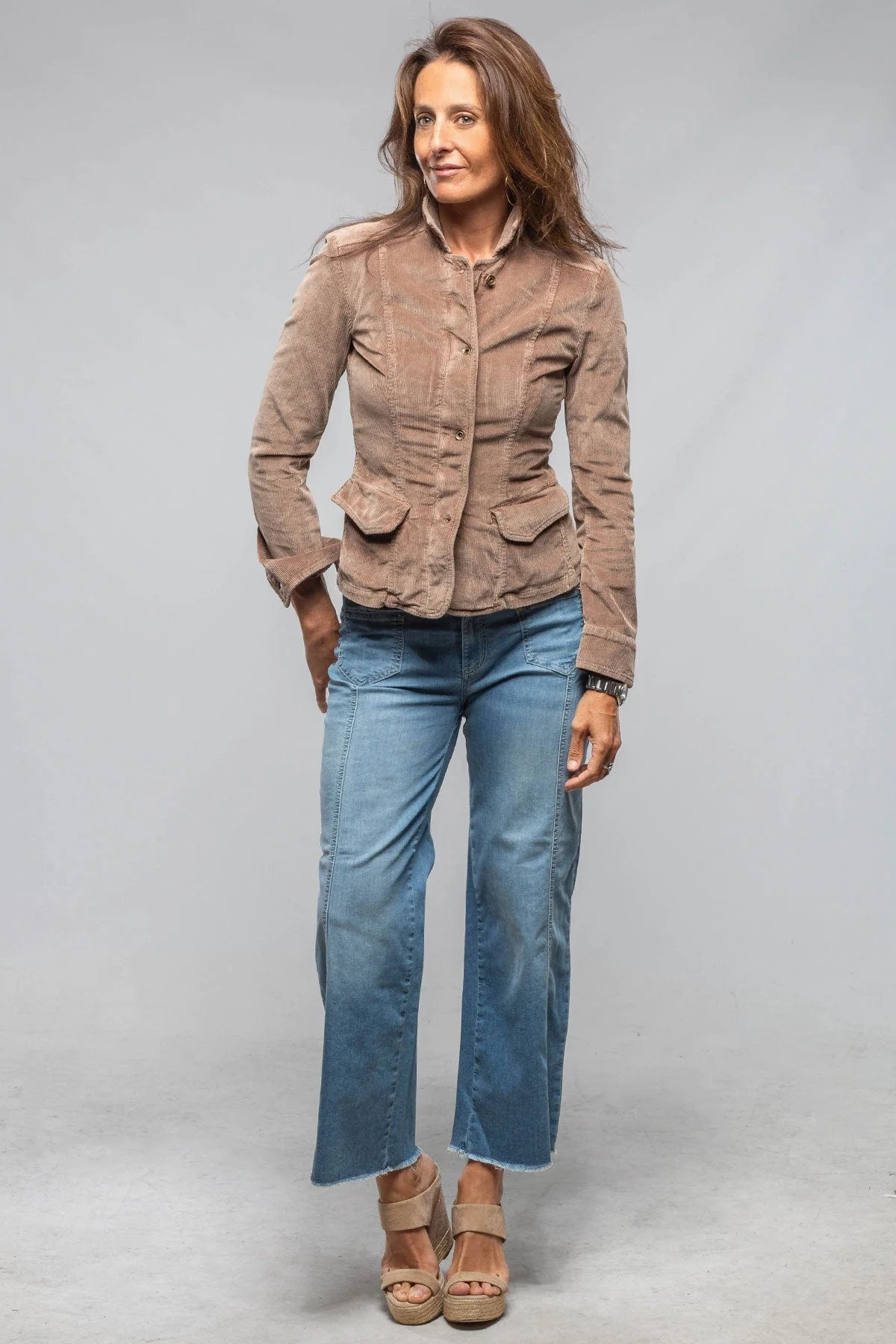 Butte Corduroy Jacket In Dusty Rose - Image 2