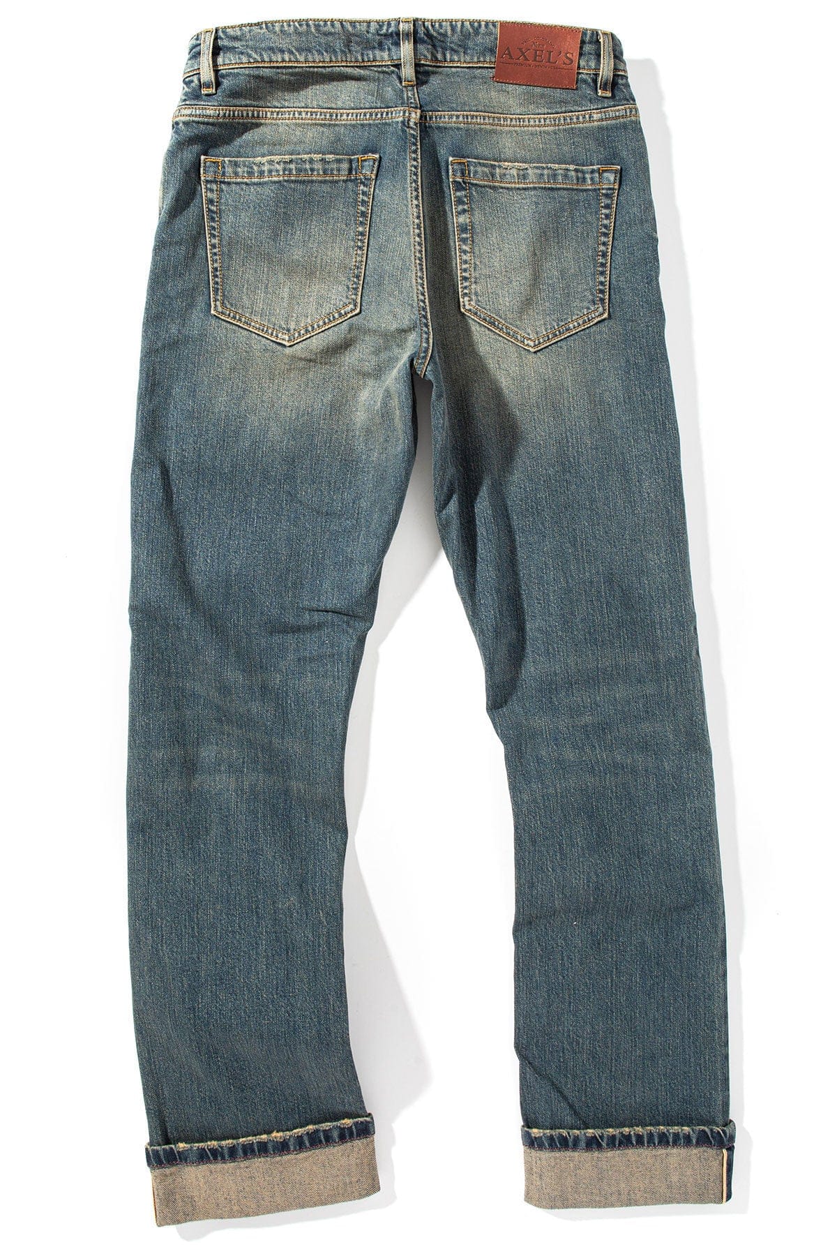 Callum Selvedge Straight Denim In Enzyme Wash - Image 2