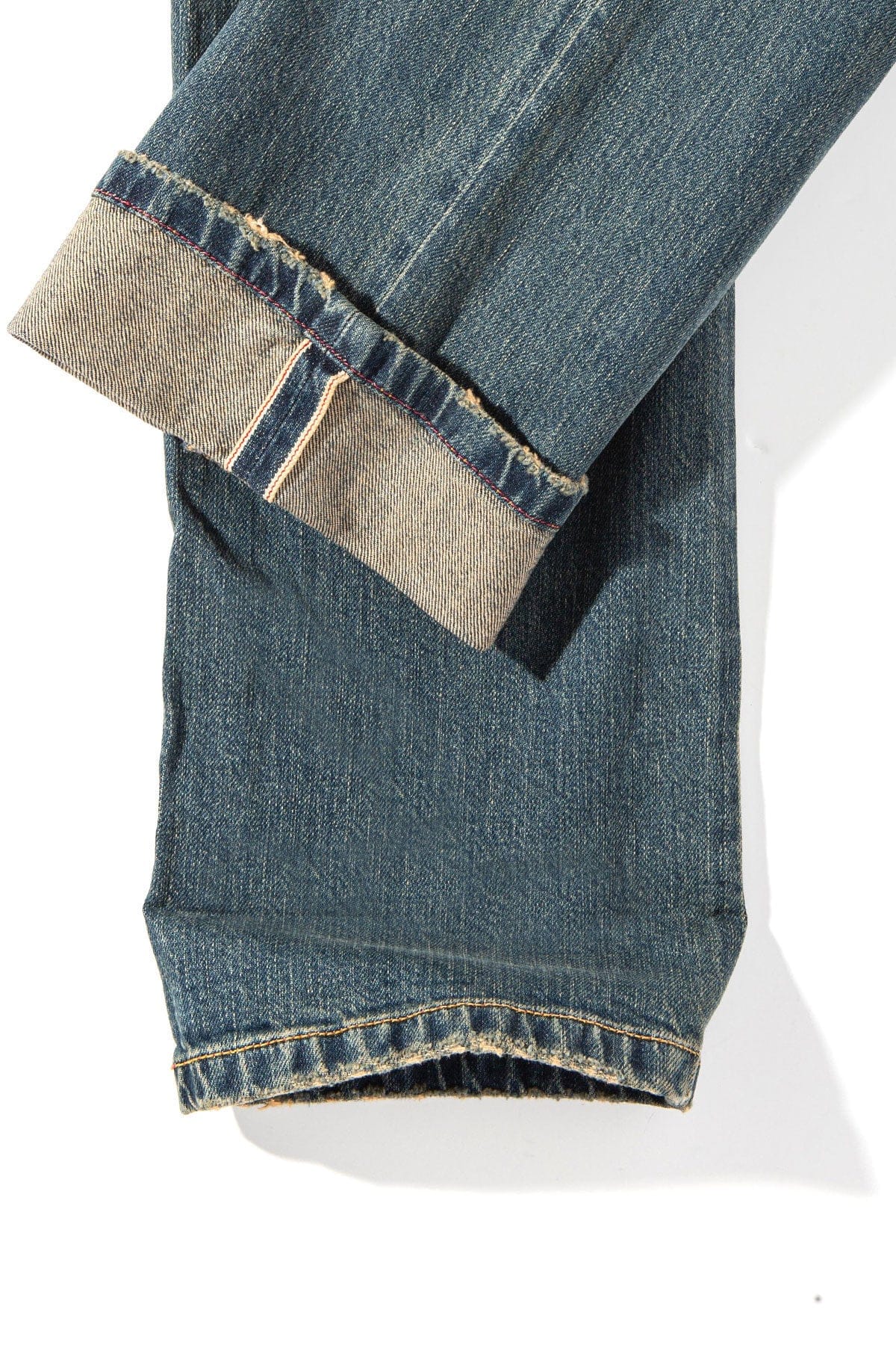 Callum Selvedge Straight Denim In Enzyme Wash - Image 4