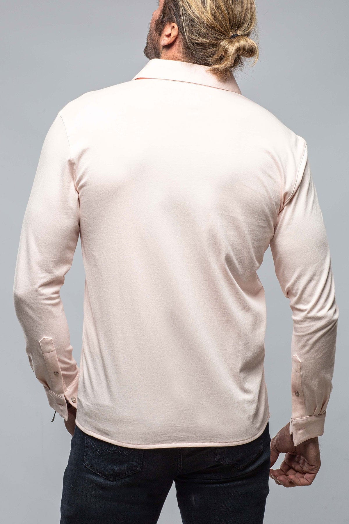 Cambria Button Up Polo in Pink - Image 2