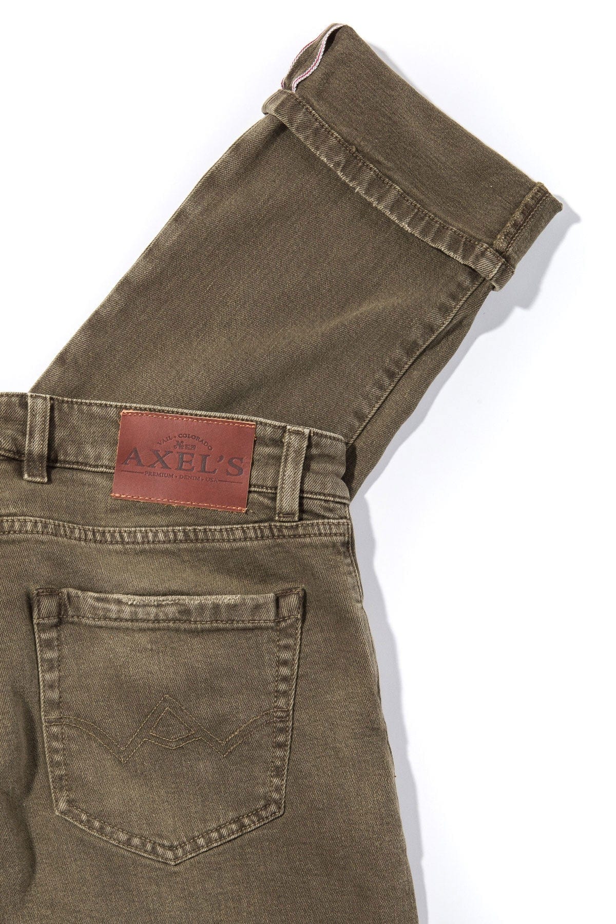 Tucson Selvedge Denim In Army - Image 4