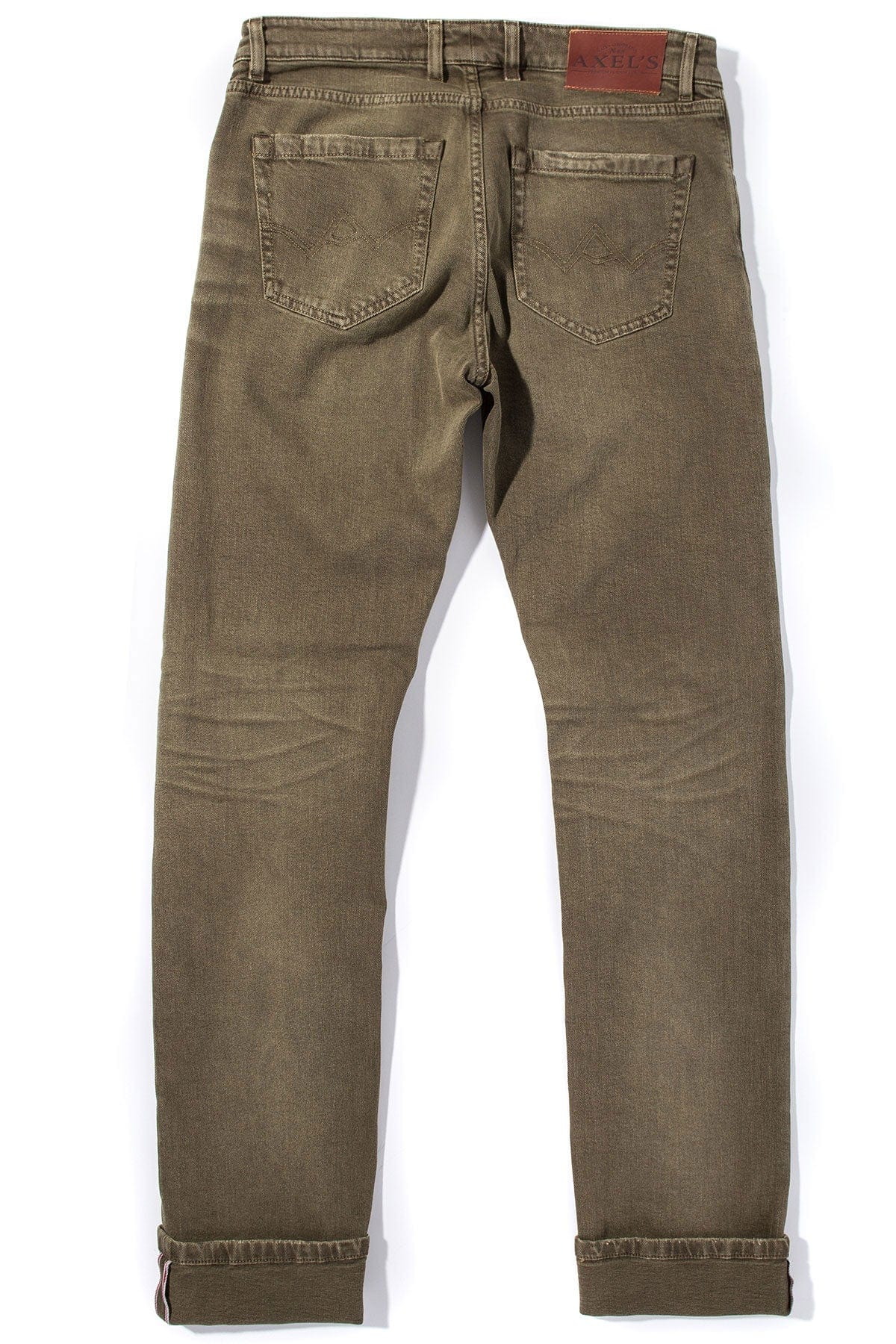 Tucson Selvedge Denim In Army - Image 5