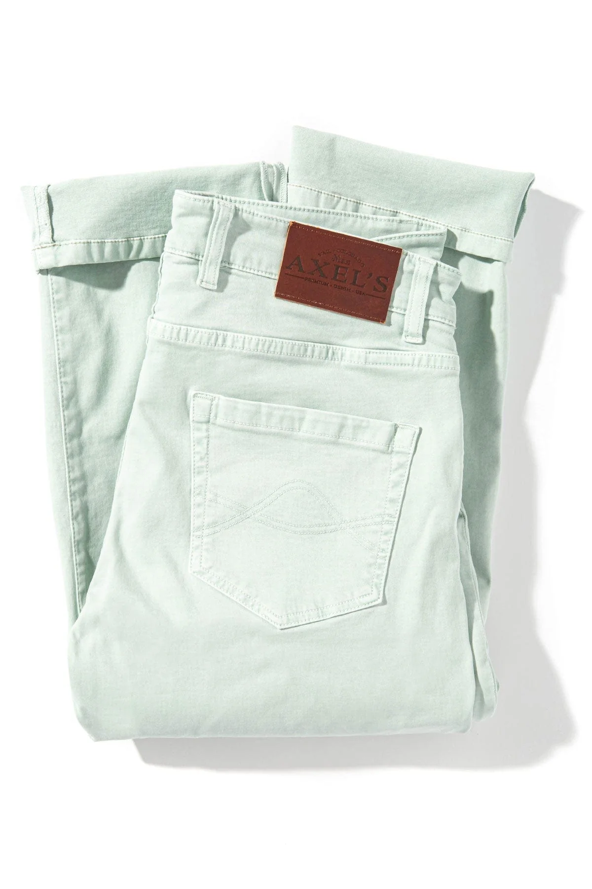 Colorado Soft-Touch Slim Jeans In Spearmint - Image 5