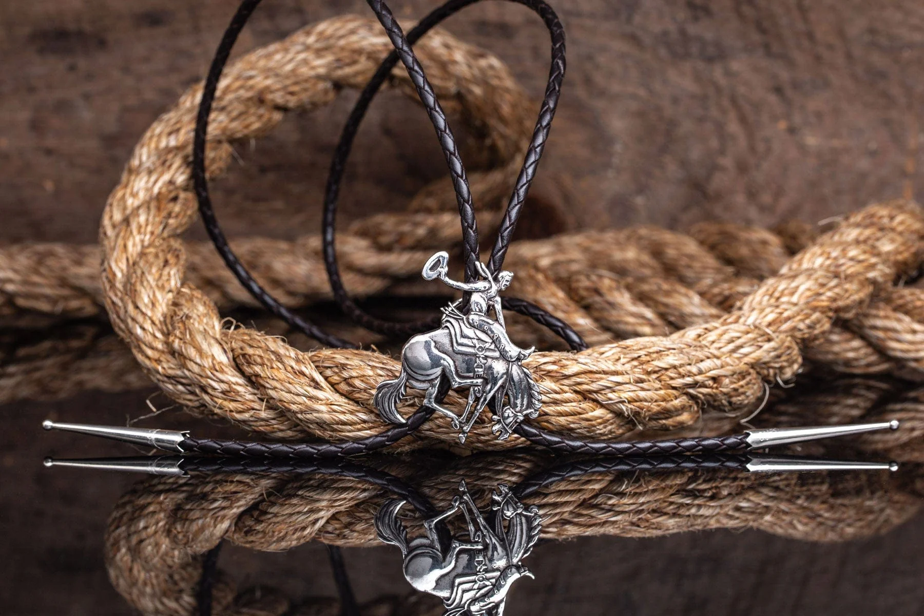 Cory Bronc Bolo Tie