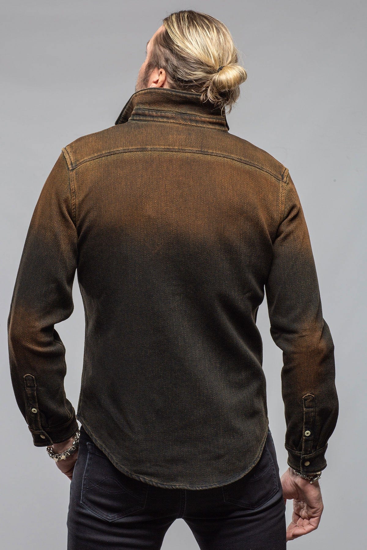 Cutter Knit Snap Shirt In Rhume - Image 5