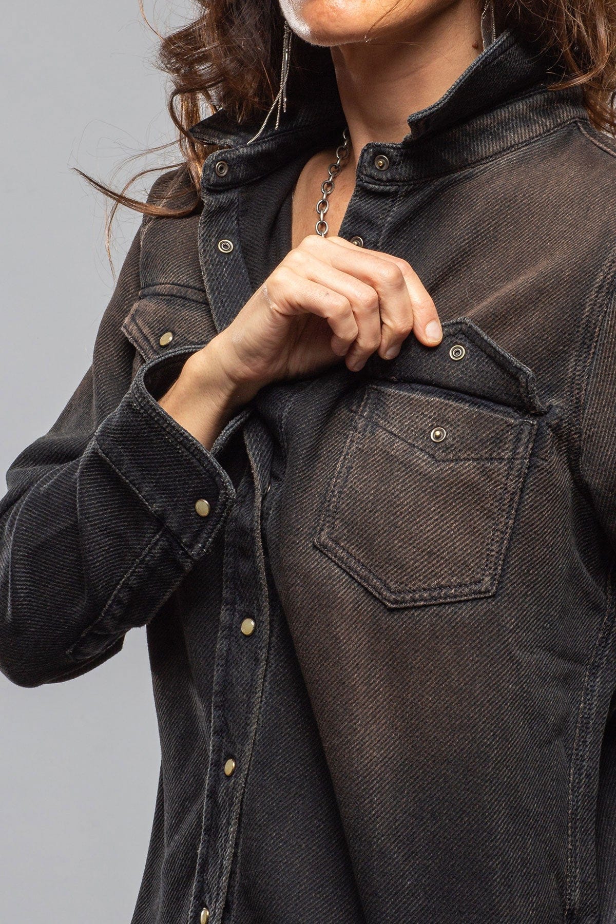 Dakota Western Knit Shirt In Desert Overdye - Image 5