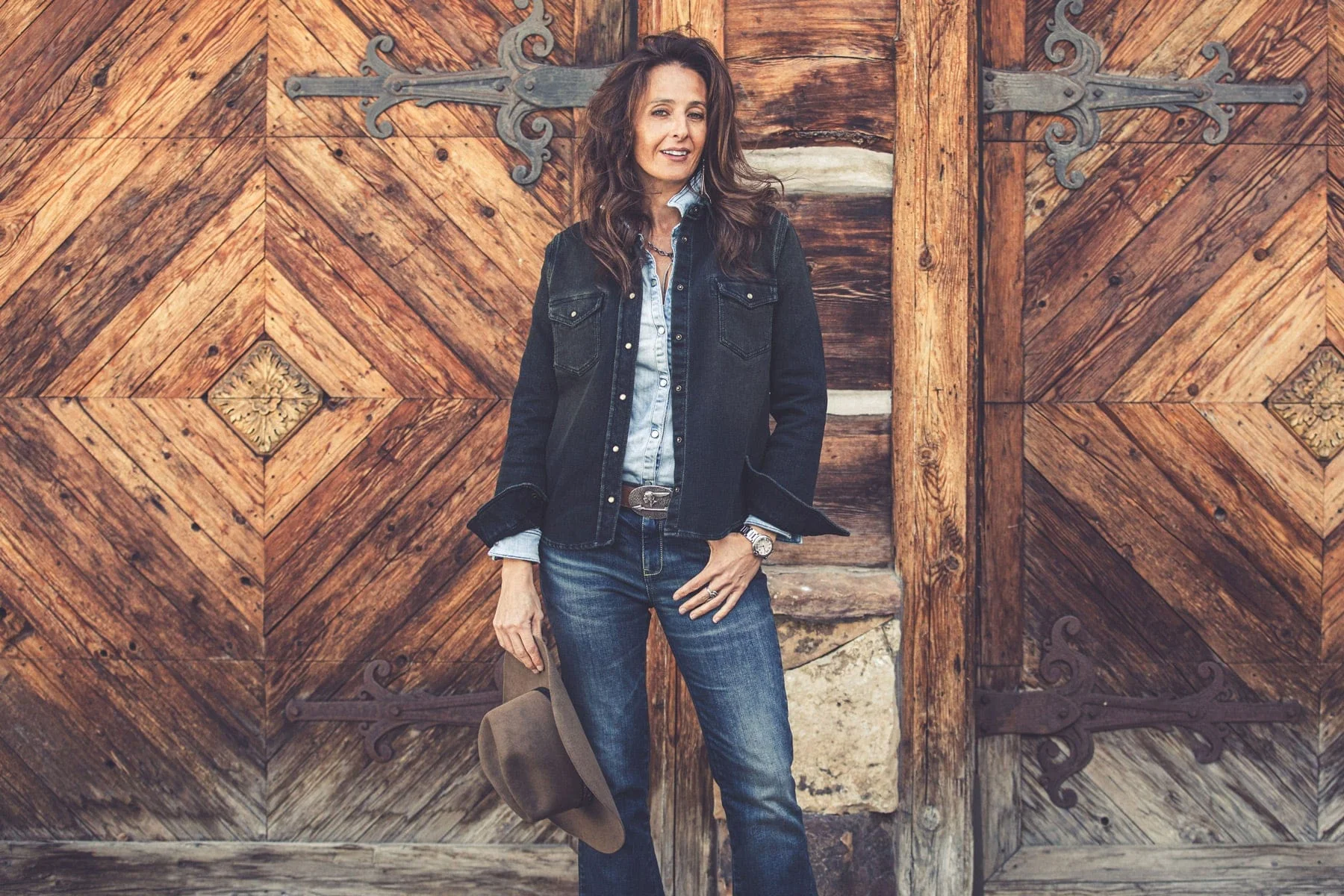 Dakota Western Knit Shirt In Iguana Overdye - Image 10