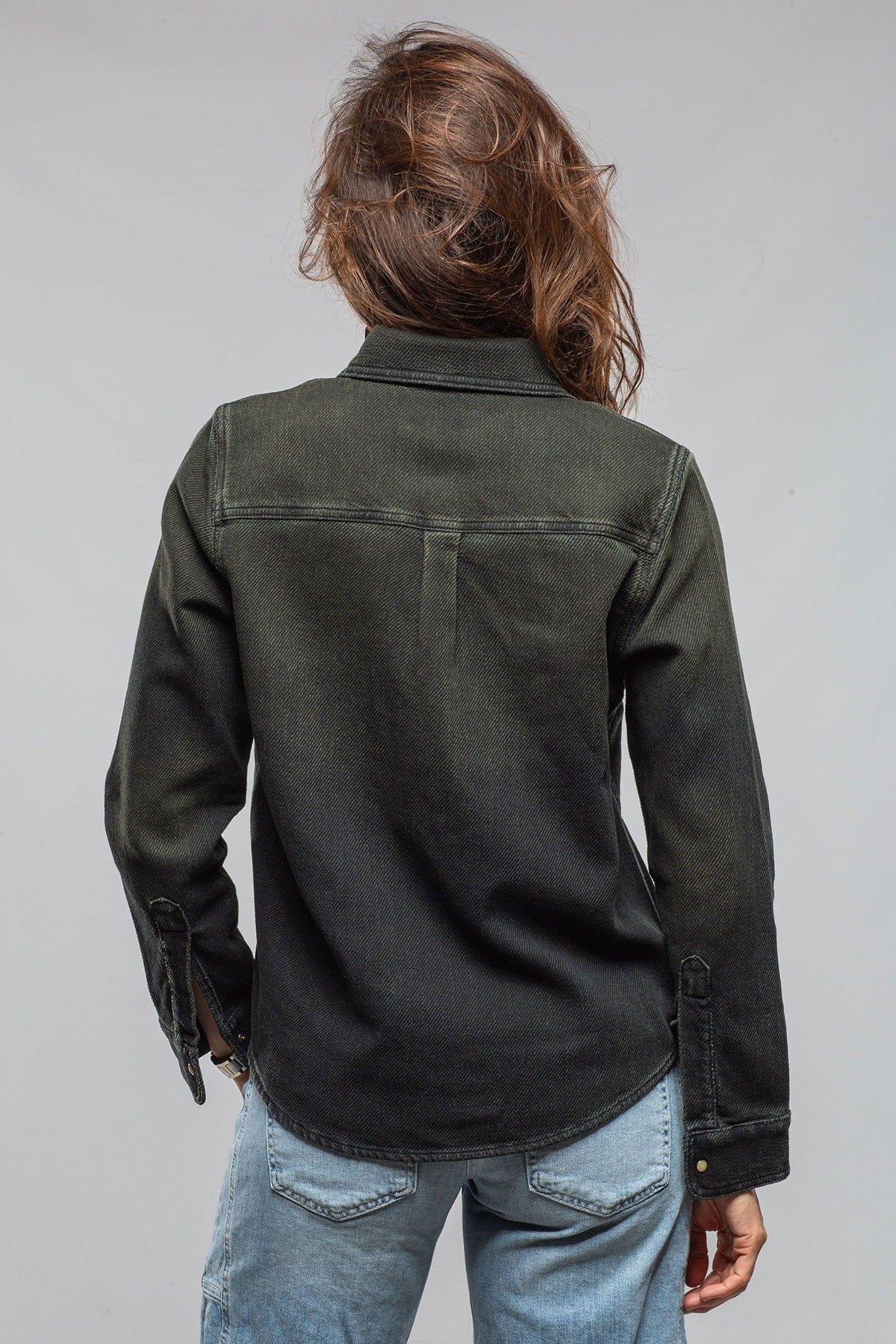 Dakota Western Knit Shirt In Iguana Overdye - Image 6