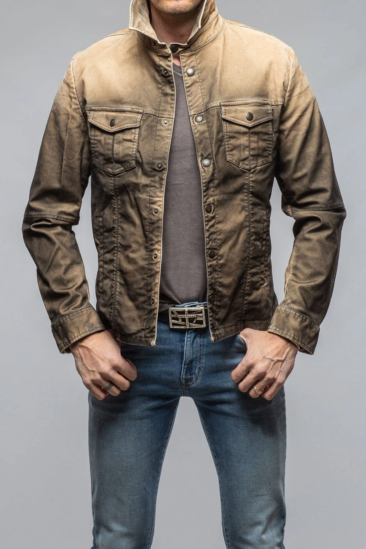 Diesel Moleskin Jacket In Desert - Image 2