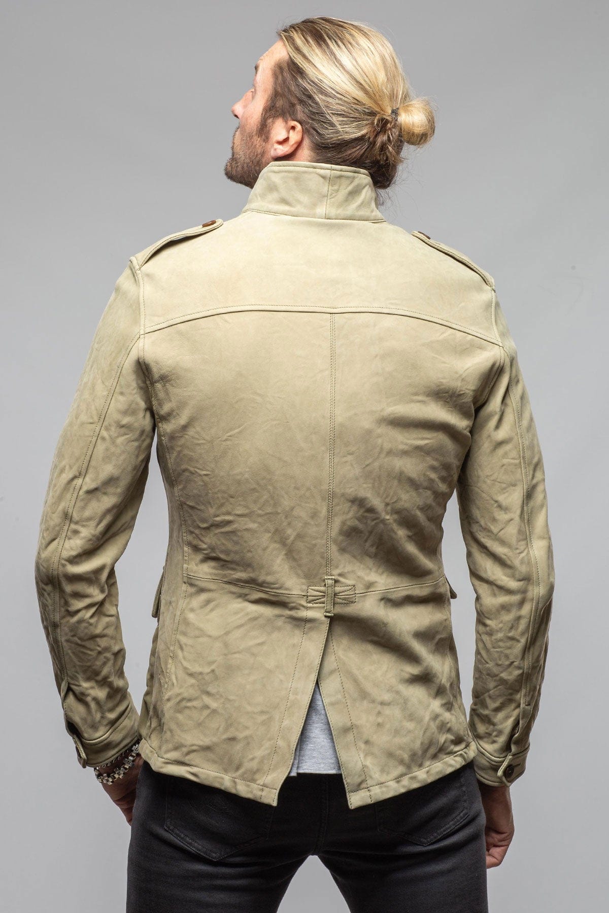 Donovan Jacket In Light Sage - Image 5