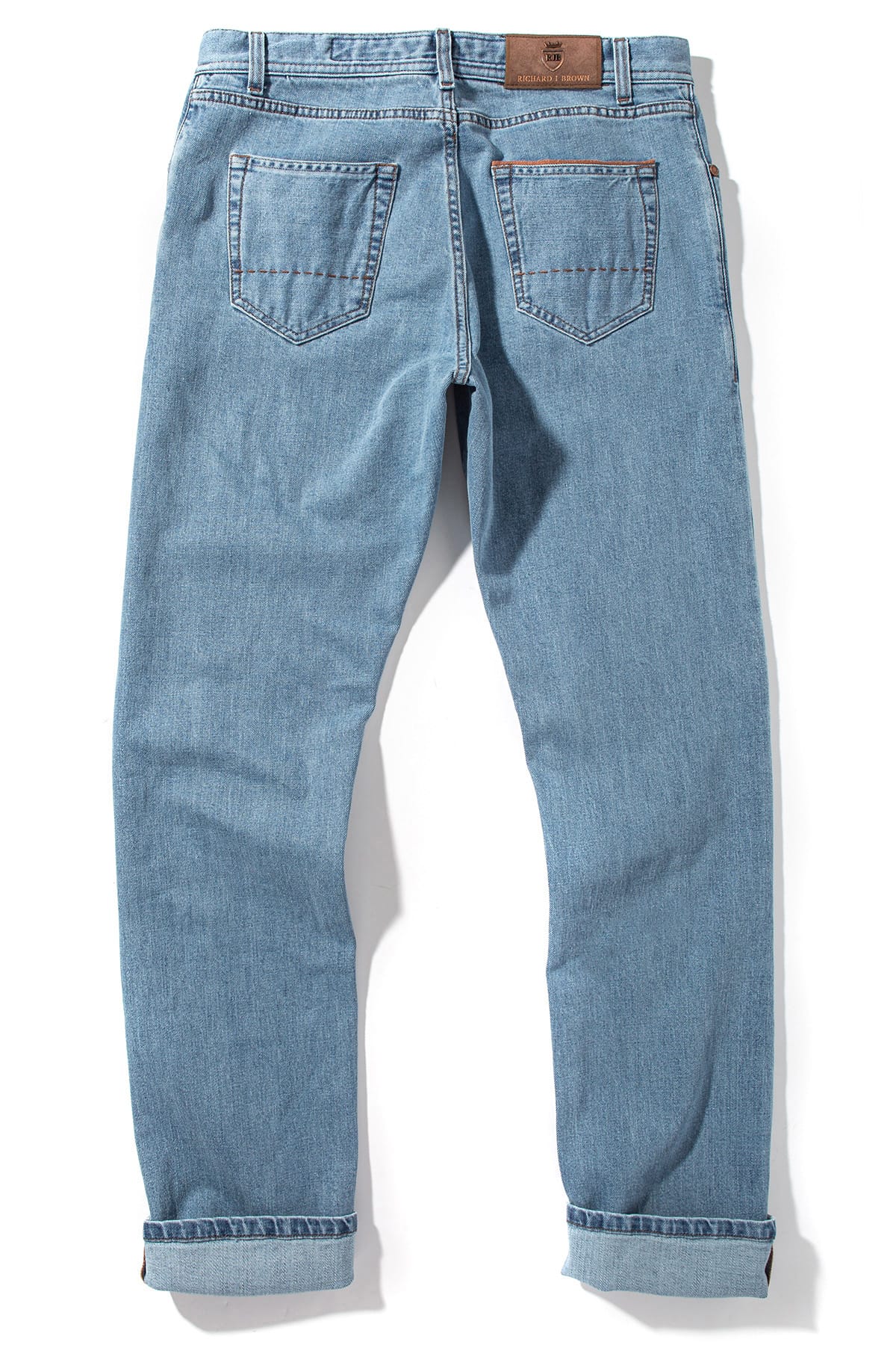 Durham Selvedge Denim In Light Wash - Image 3