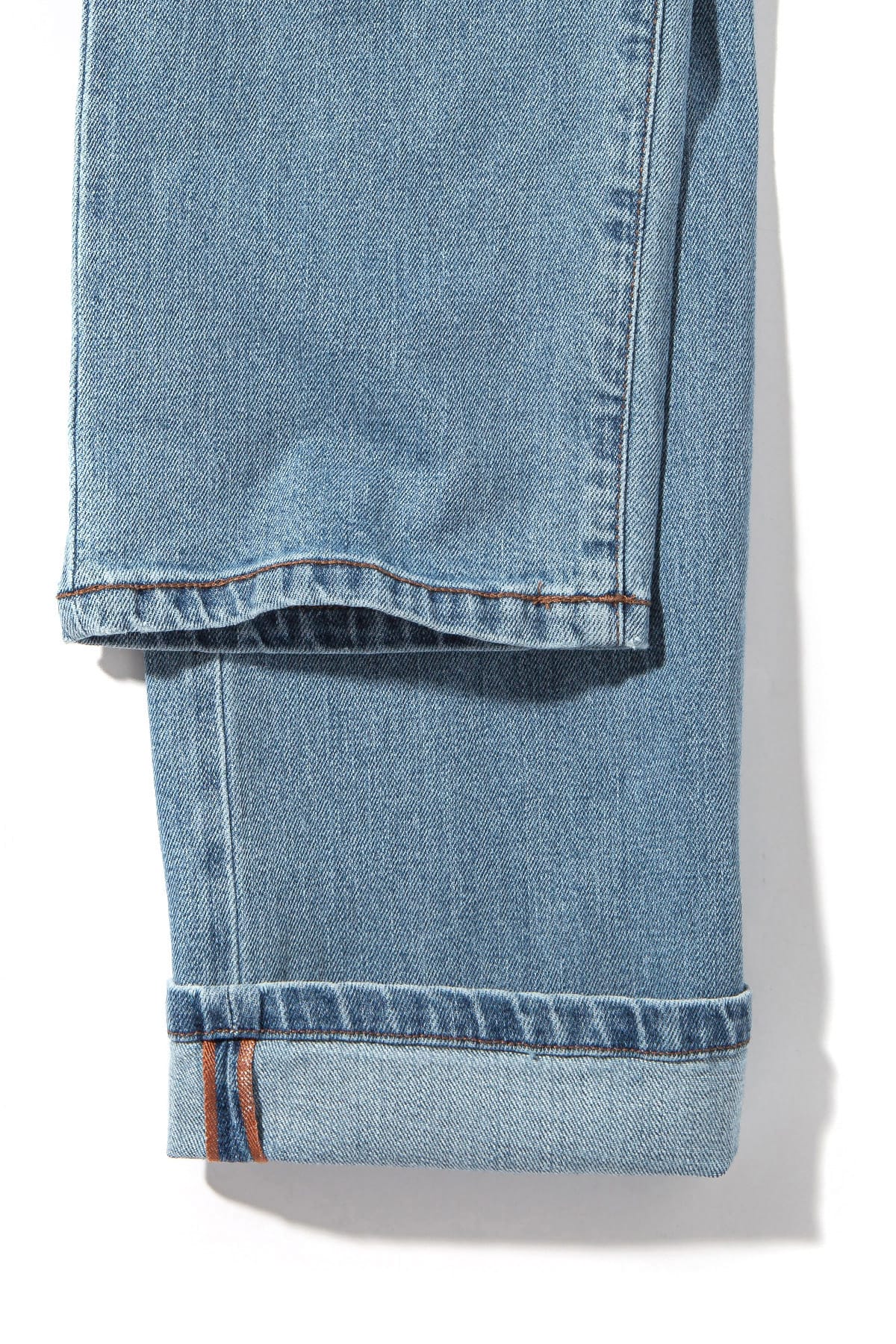 Durham Selvedge Denim In Light Wash - Image 5