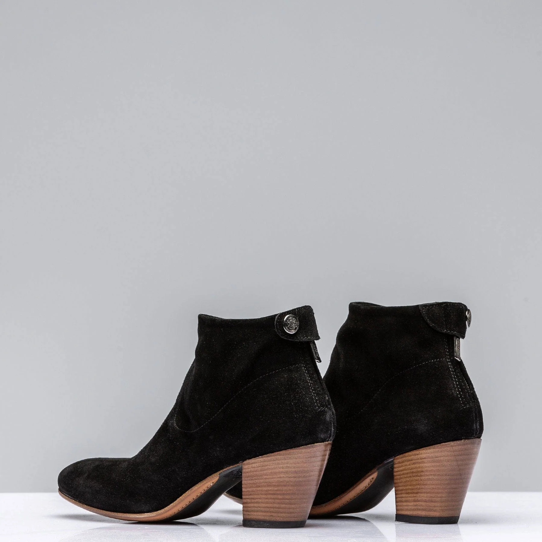 Eliana Suede Ankle Boot In Black - Image 4