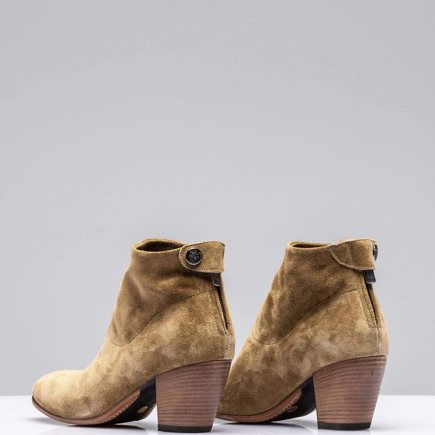 Eliana Suede Ankle Boot In Taupe - Image 3
