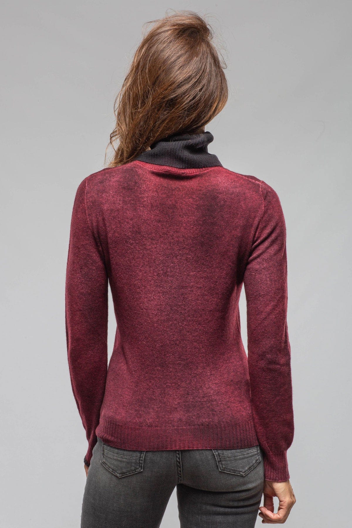 Elkie Reversible Sweater In Wine - Image 3