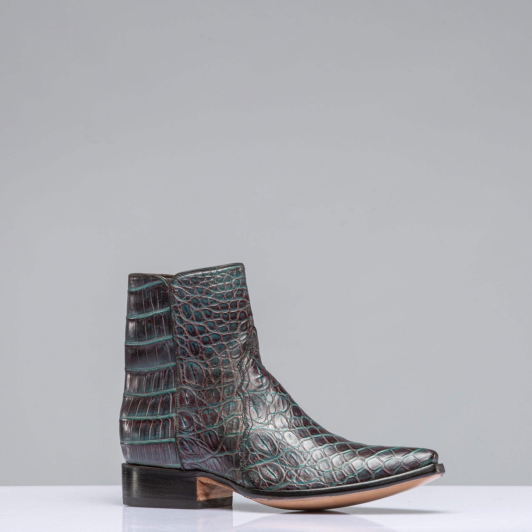 Gator Zorro Gallegos In Chocolate Brown & Turquoise