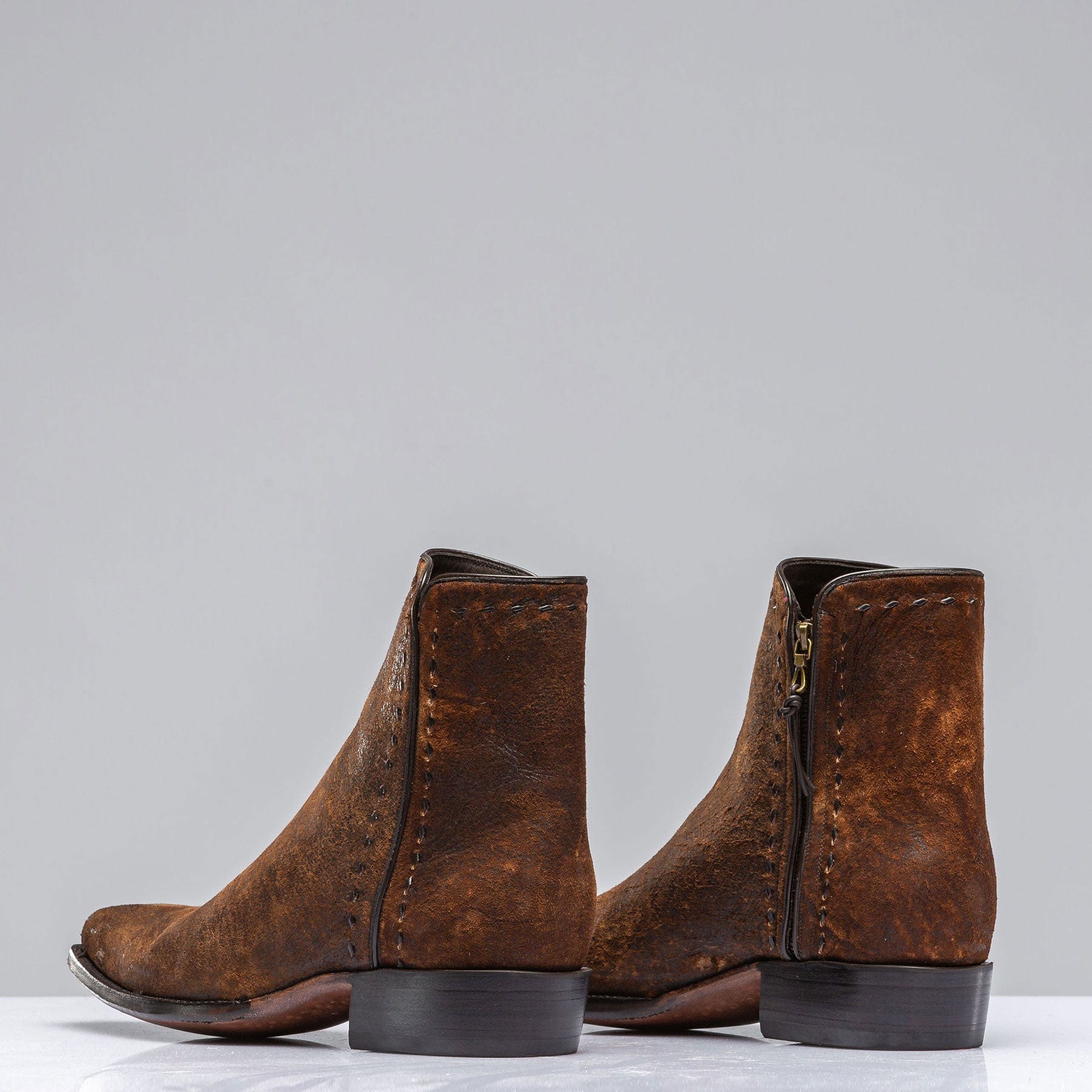 Goat Suede Zorro in Dark Camel - Image 5