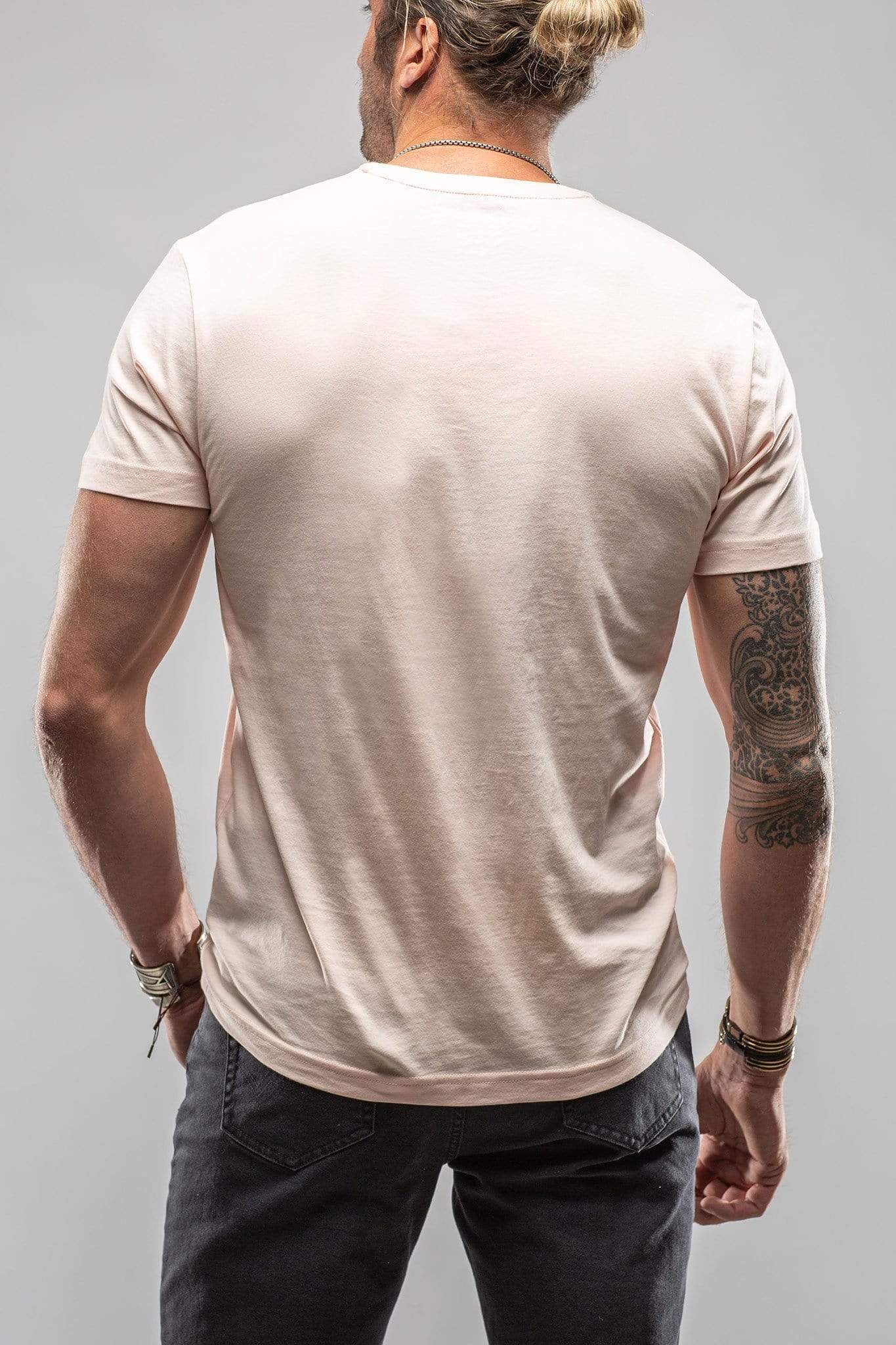 Pismo Cotton Tee In Pink - Image 3