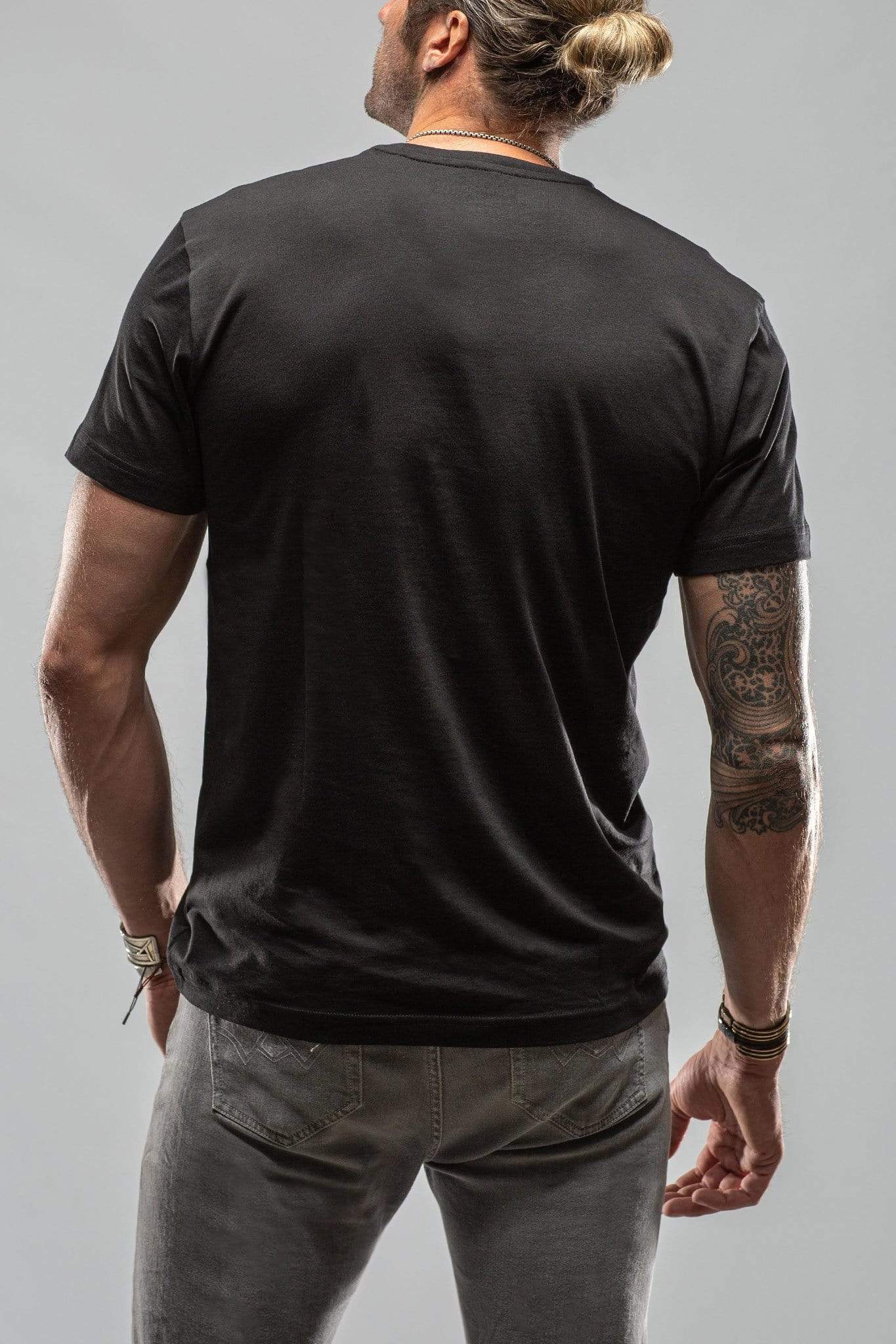 Pismo Cotton Tee In Black - Image 3