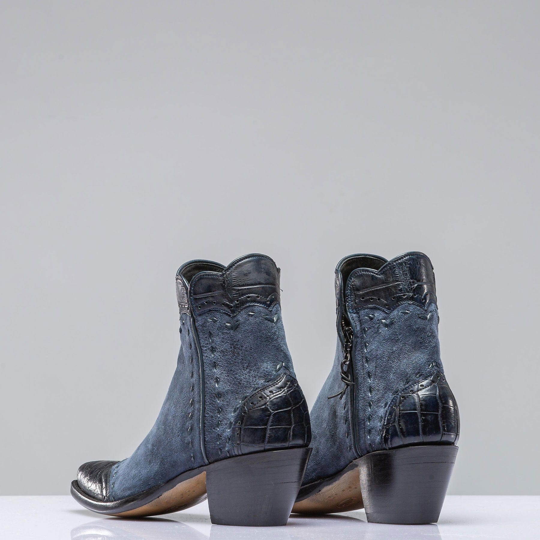Jenna Zorro In Navy Break Suede - Image 5