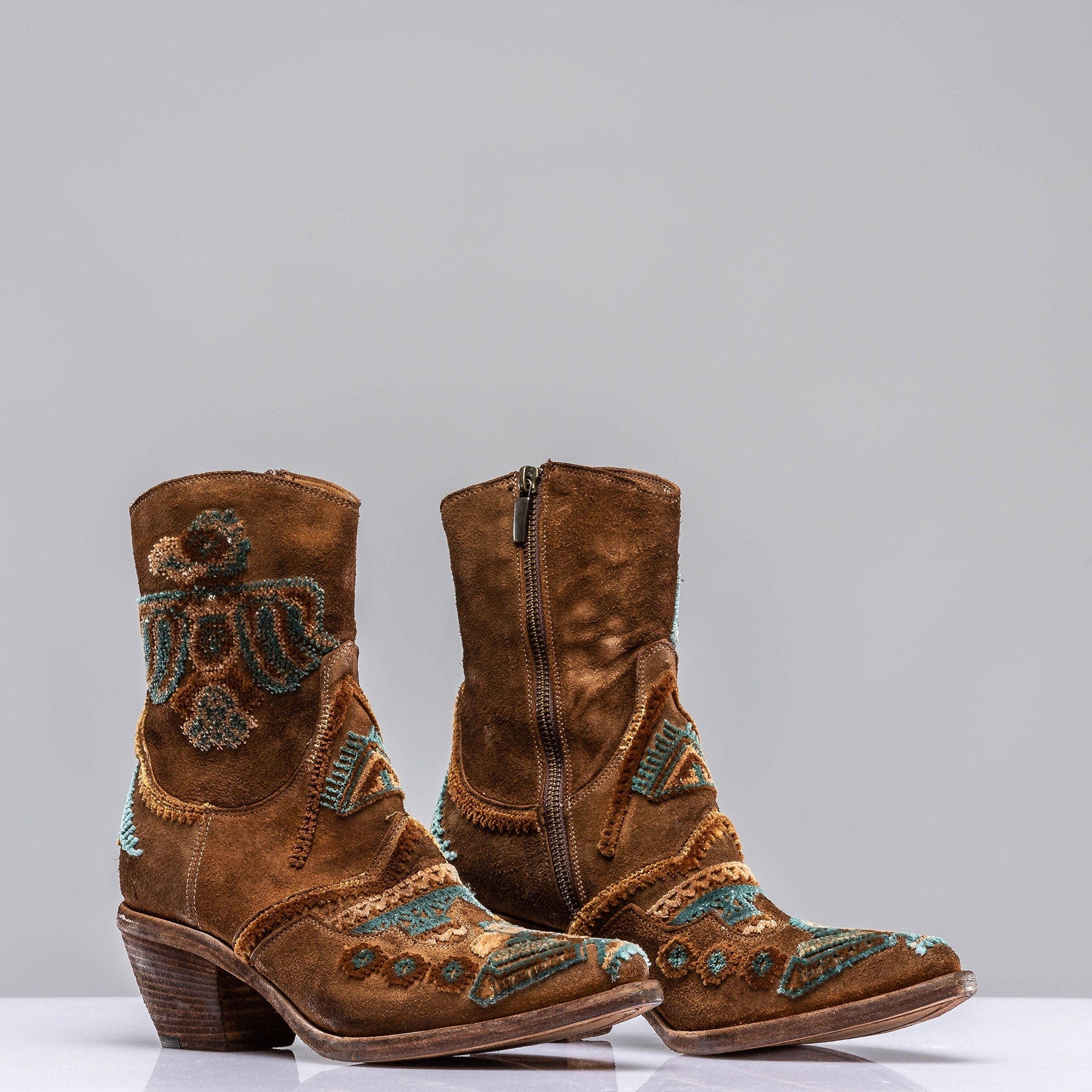 Juana Boot Embroidery In Camel - Image 2