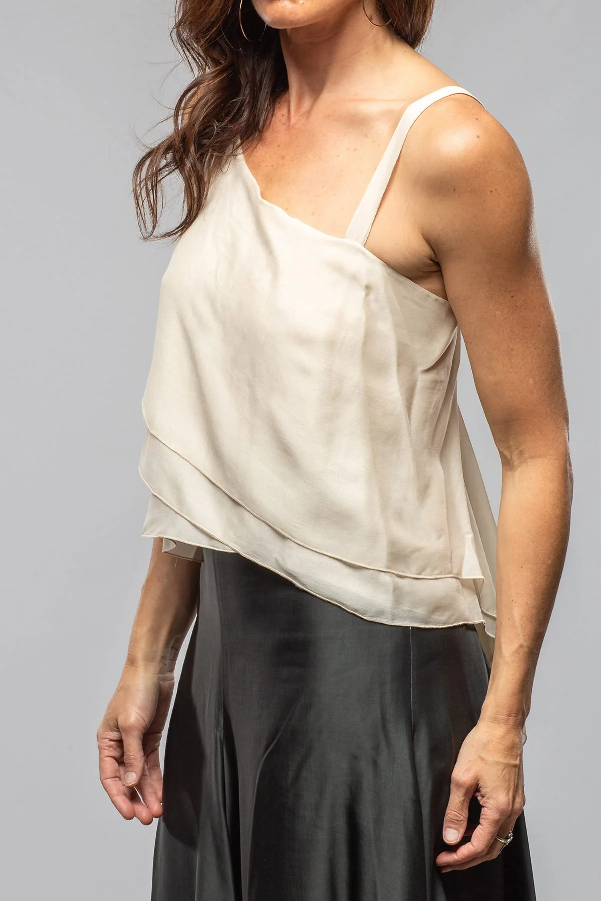 Lorenza Crepe Top In Natural - Image 5