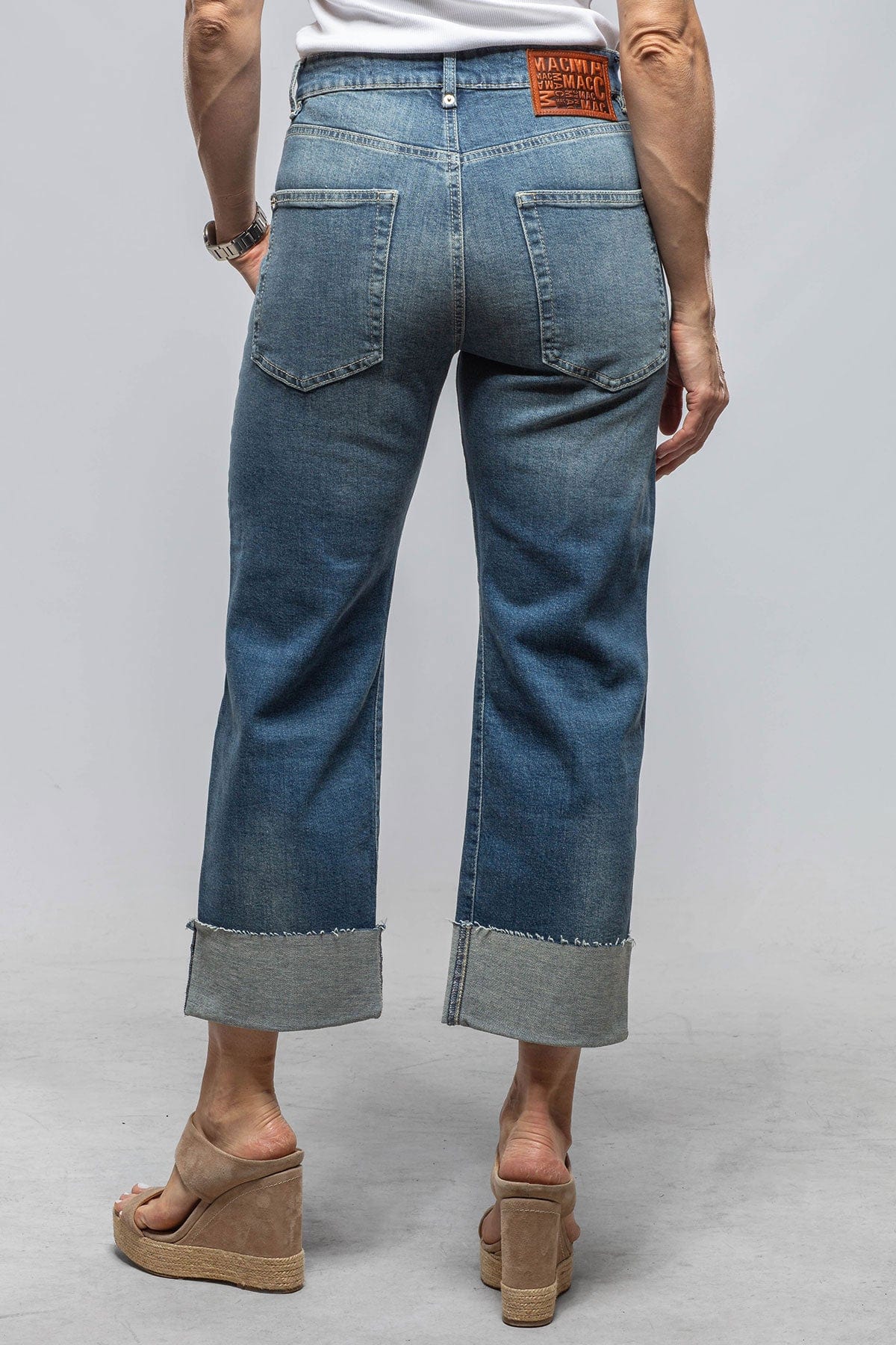 MAC Dream Baggy Straight In Mid Blue Commercial Authentic - Image 3