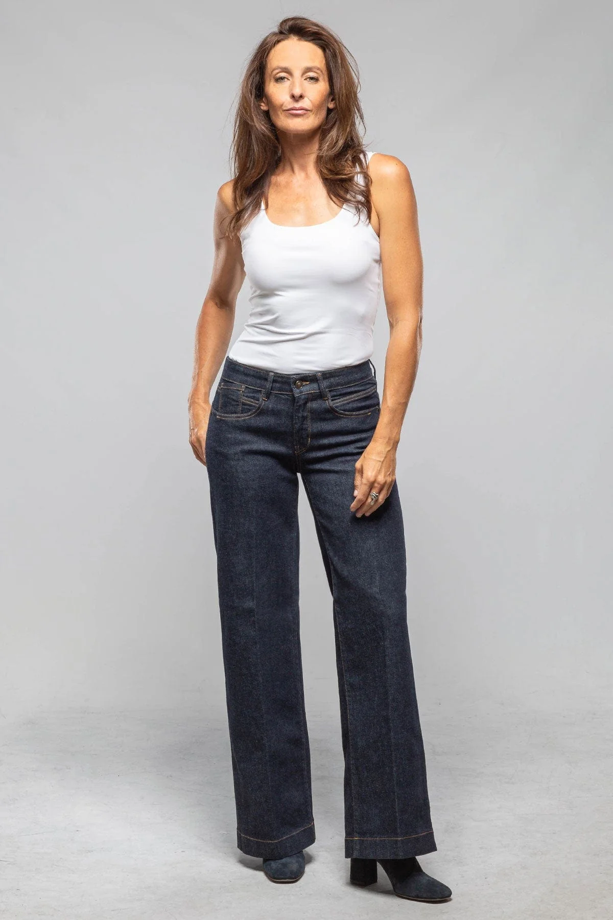 MAC Palazzo Authentic Comfort Denim In Fashion Rinsed - Image 4