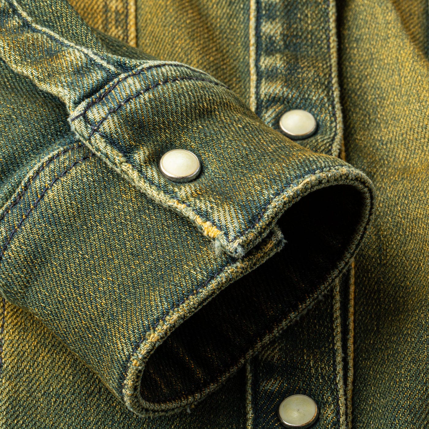 Maddi Fitted Western Snap Shirt In Marigold - Image 9