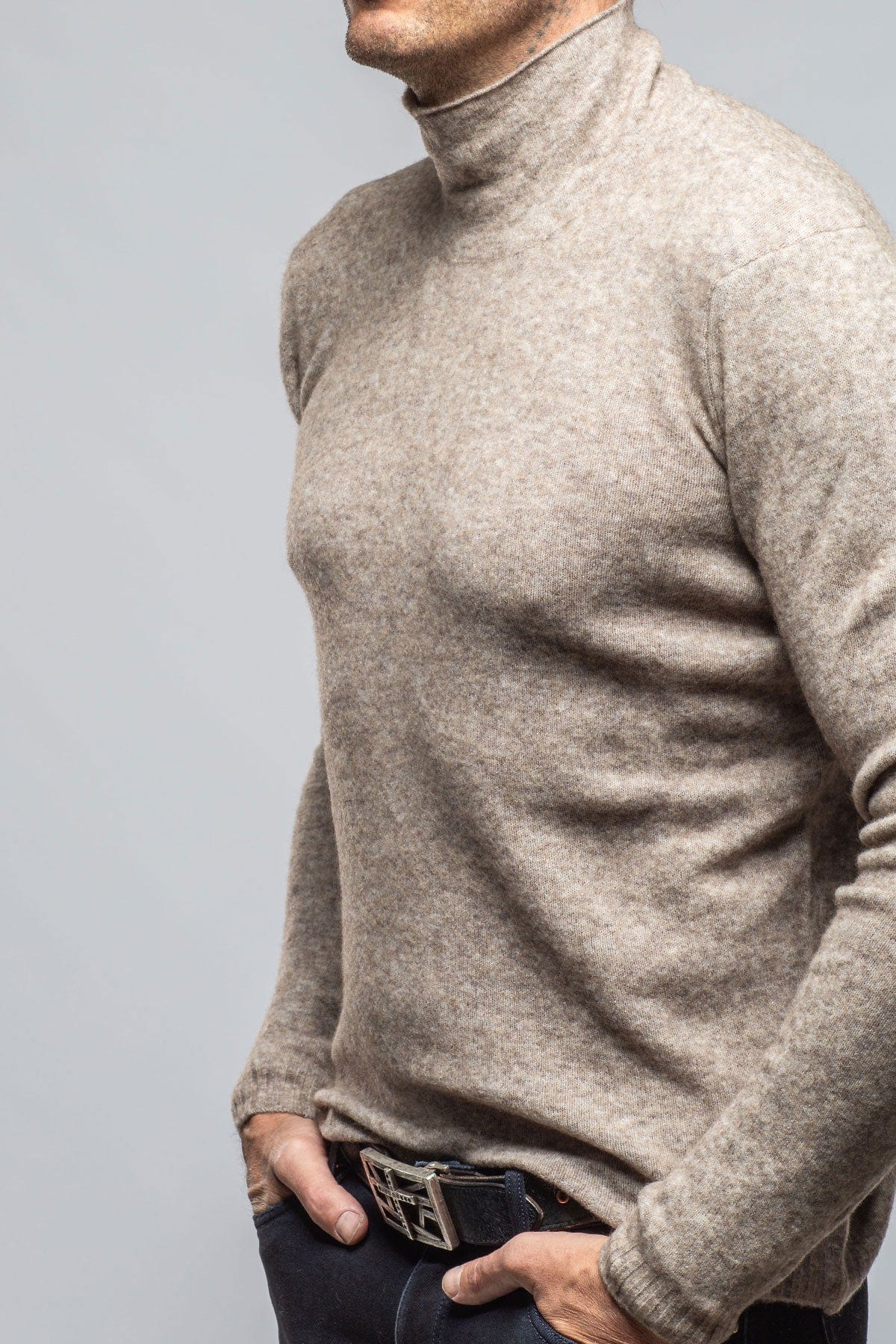 Mandara Sweater In Grey/Beige - Image 5