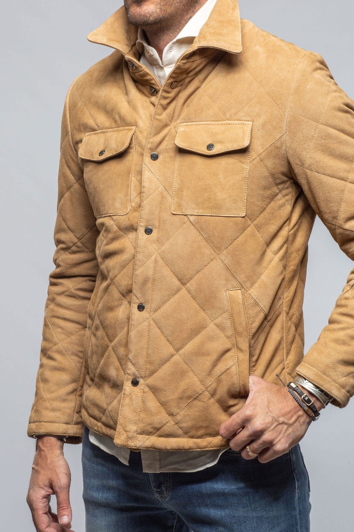 Milo Quilted Jacket In Palomino - Image 6