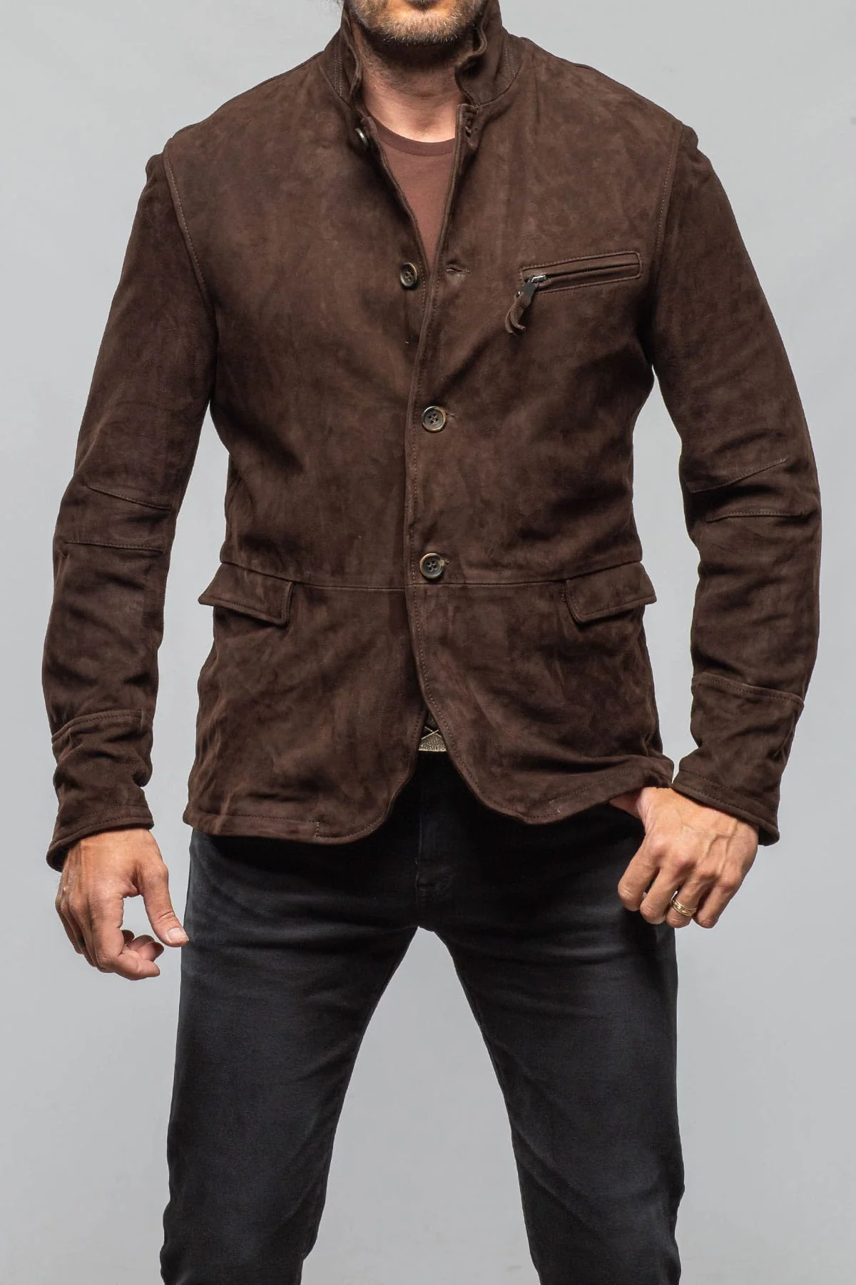 Nadella Lux Blazer In Chocolate Brown
