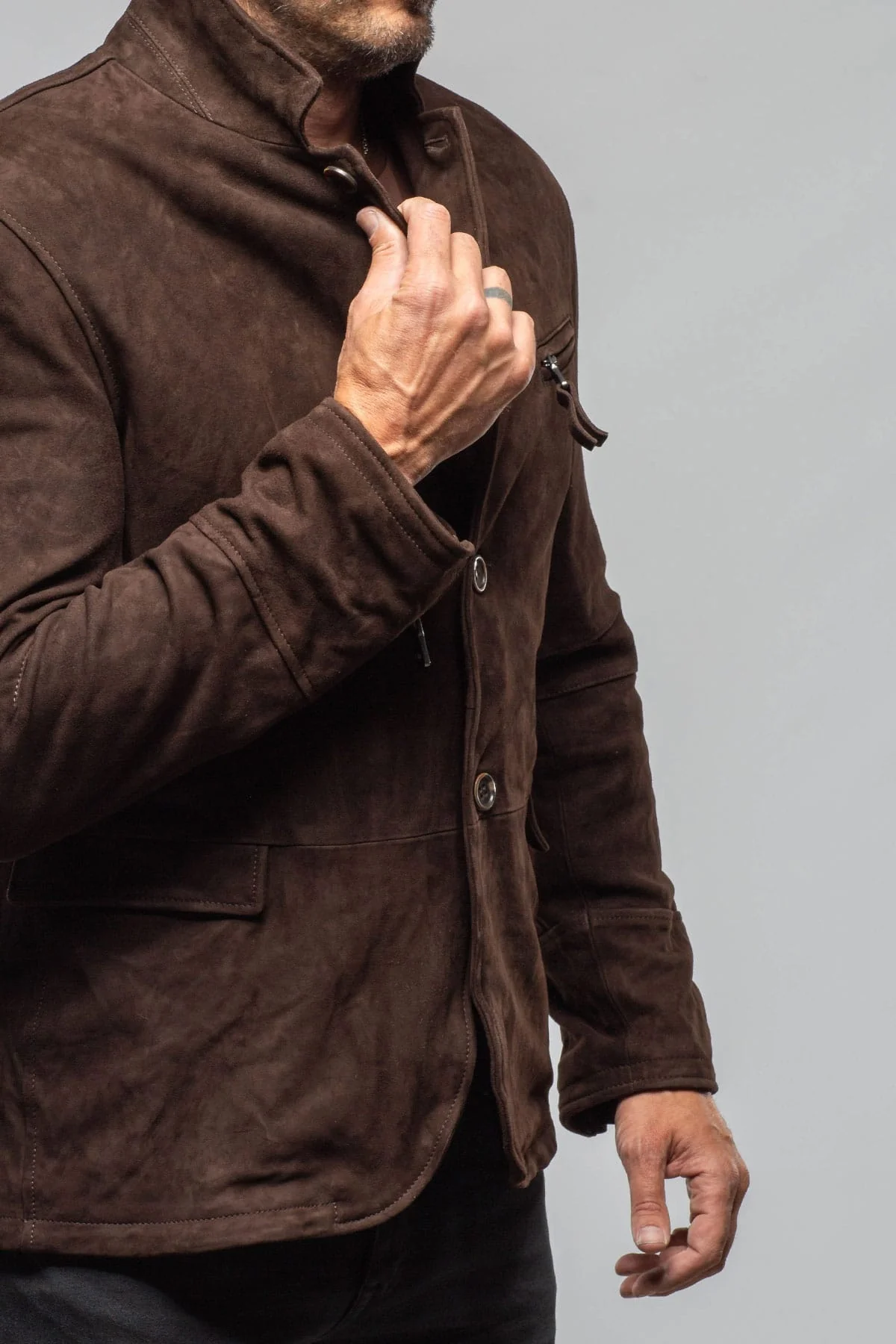 Nadella Lux Blazer In Chocolate Brown - Image 2