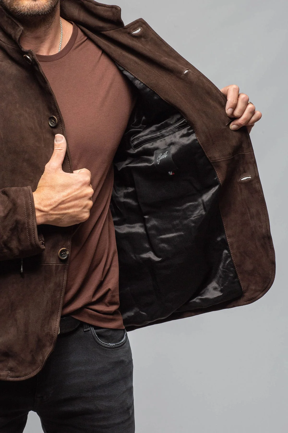 Nadella Lux Blazer In Chocolate Brown - Image 4